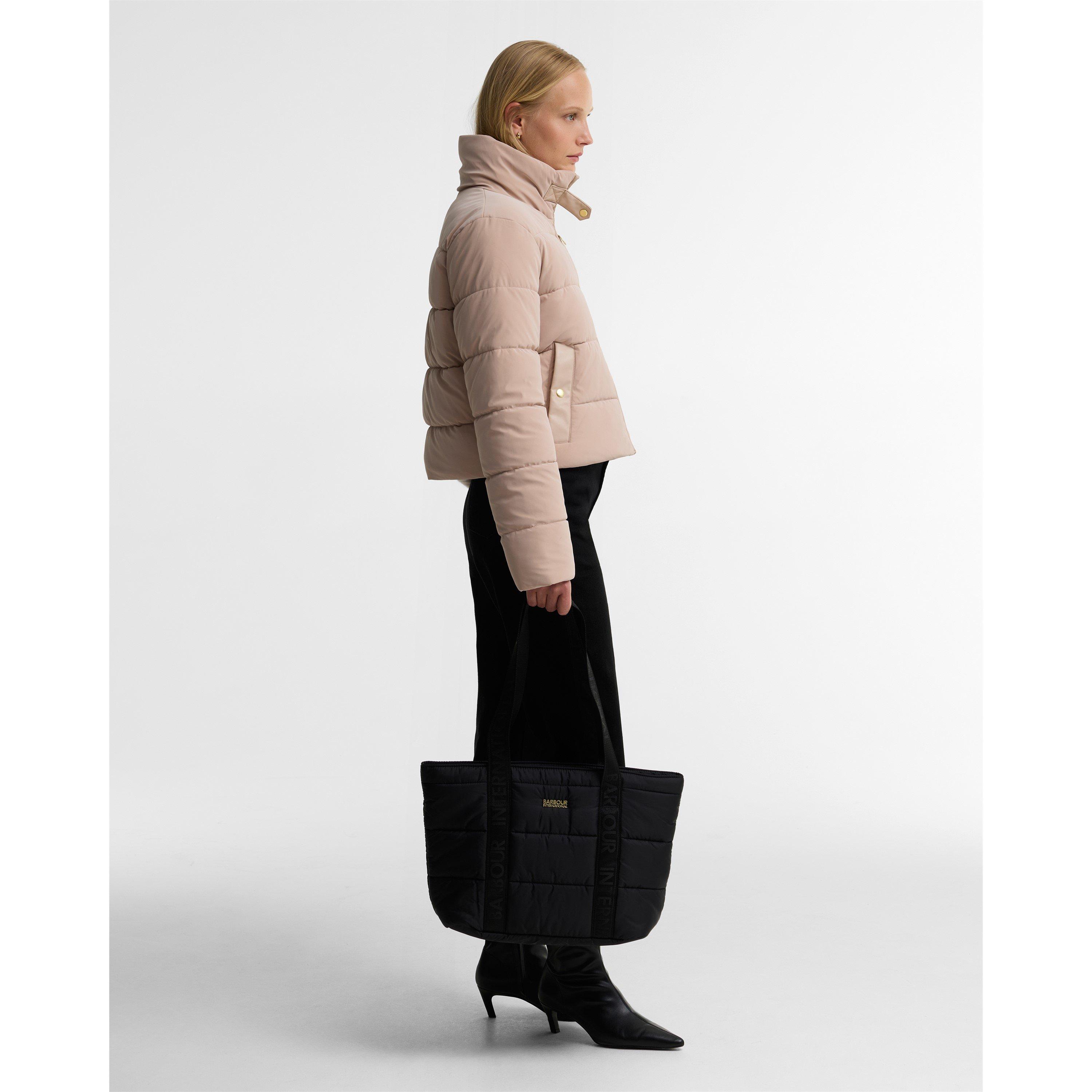 Black - Barbour International - Monaco Quilted Tote Bag - 3