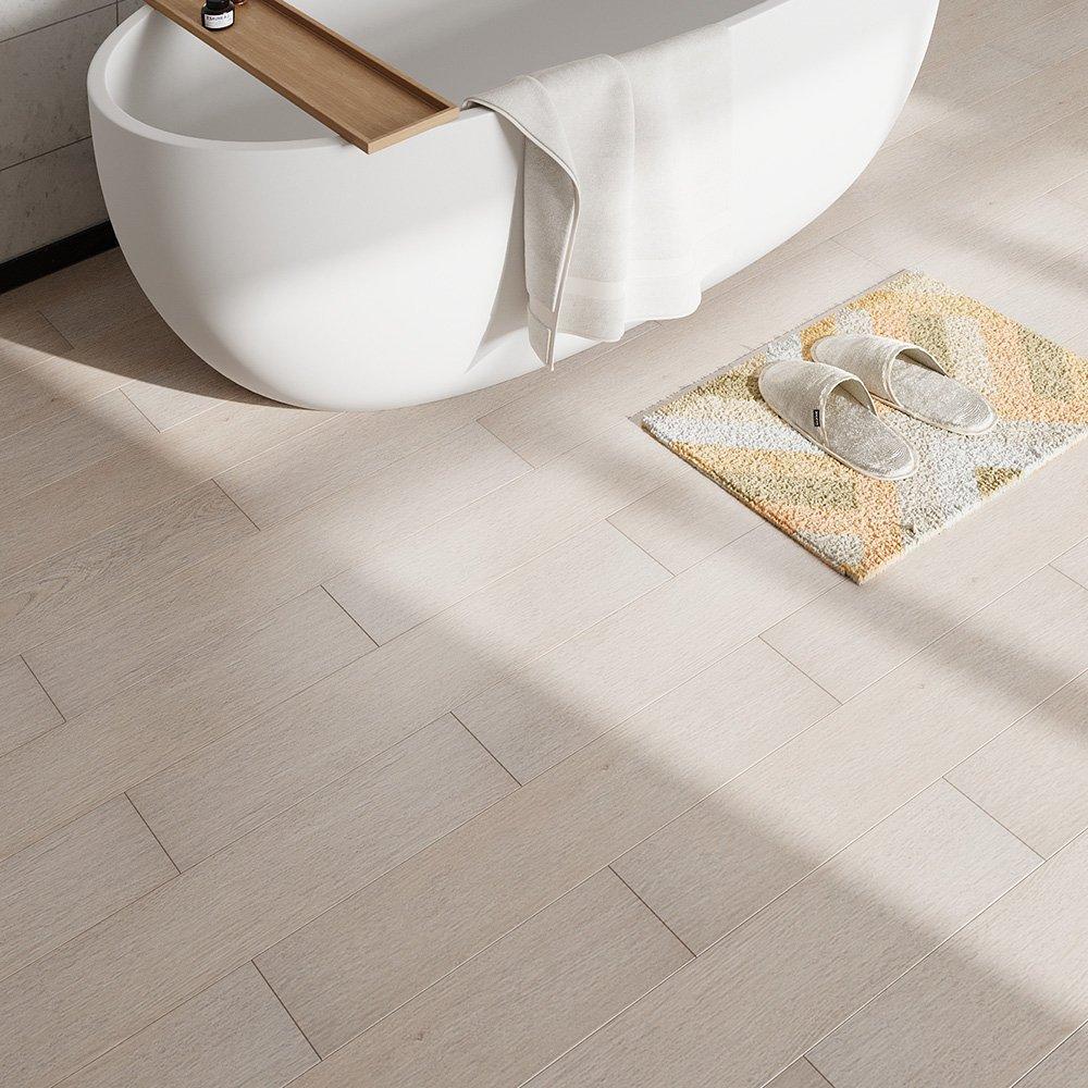 Brown - LIFE IDEAS - 20Pcs Wood Grain Click-lock Floorings - 1