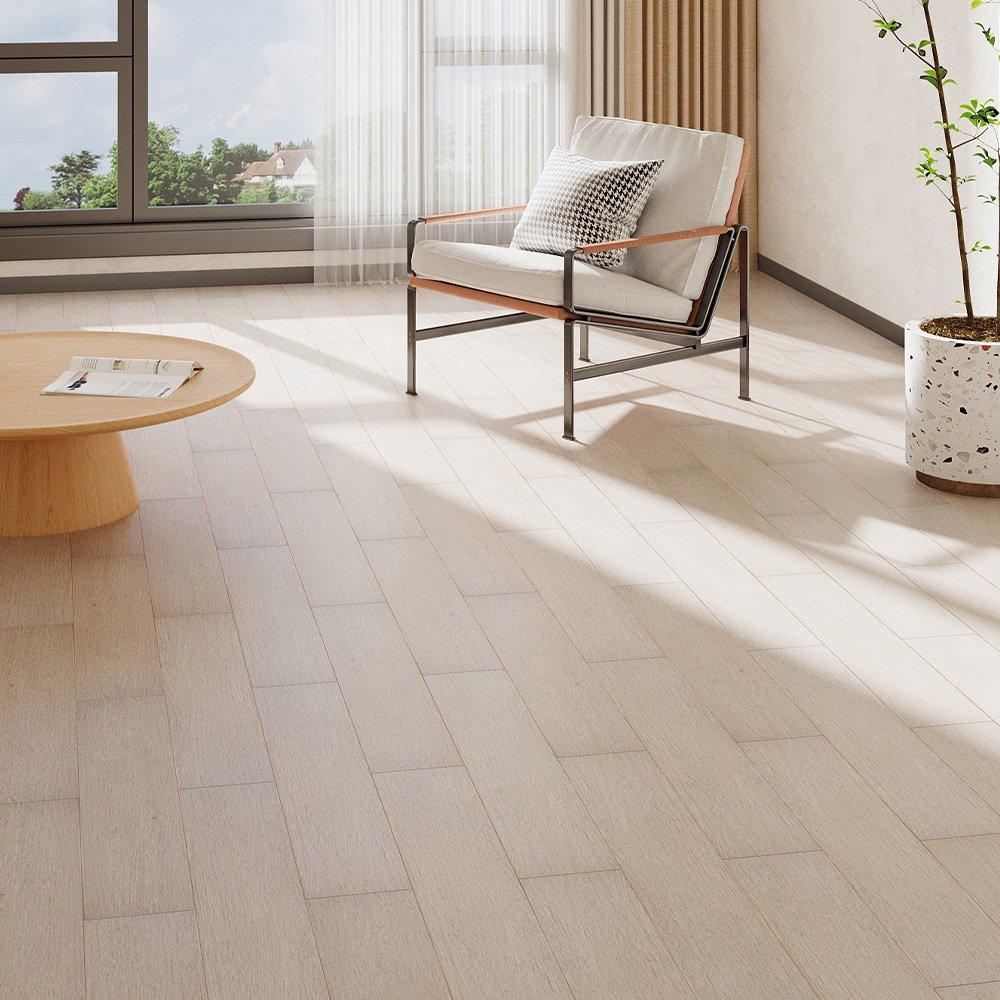 Brown - LIFE IDEAS - 20Pcs Wood Grain Click-lock Floorings - 2