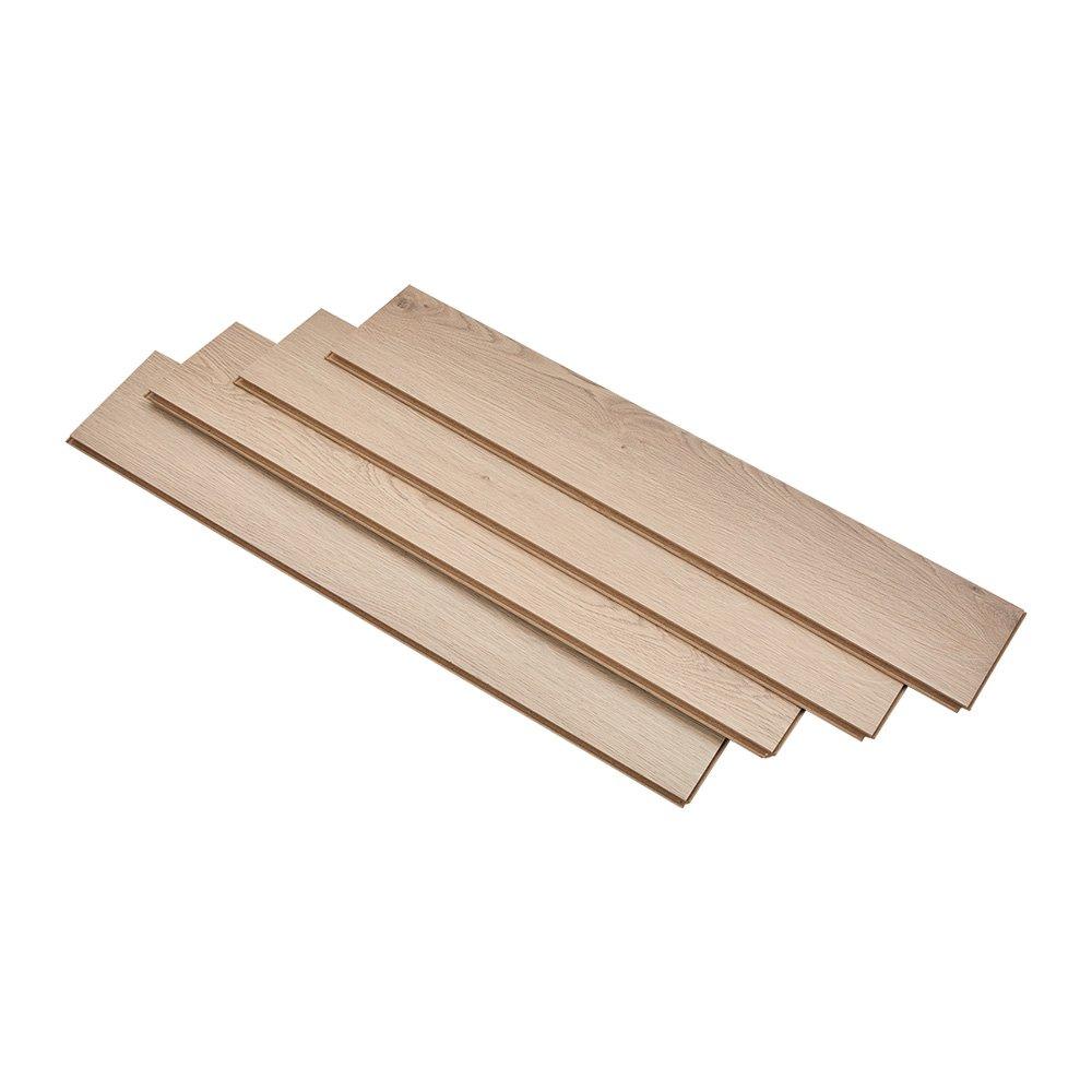 Brown - LIFE IDEAS - 20Pcs Wood Grain Click-lock Floorings - 4