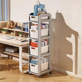 LIFE IDEAS 4-Tier Narrow Storage Rack