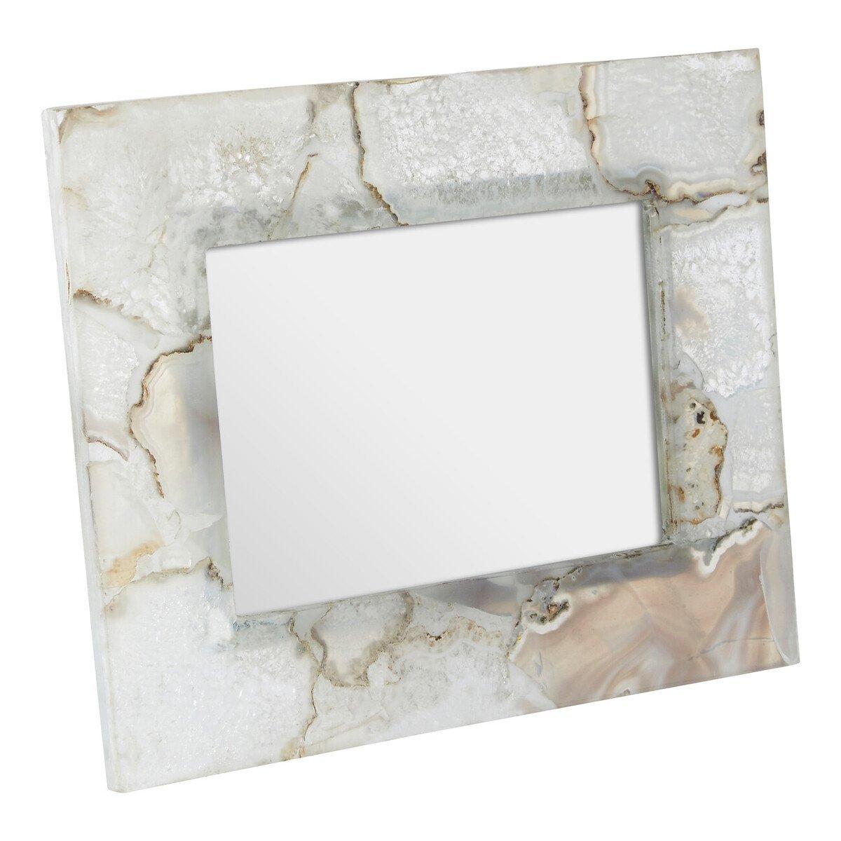 White - Fifty Five South - Bowerbird White Agate 5In X 7In Photo Frame - 2