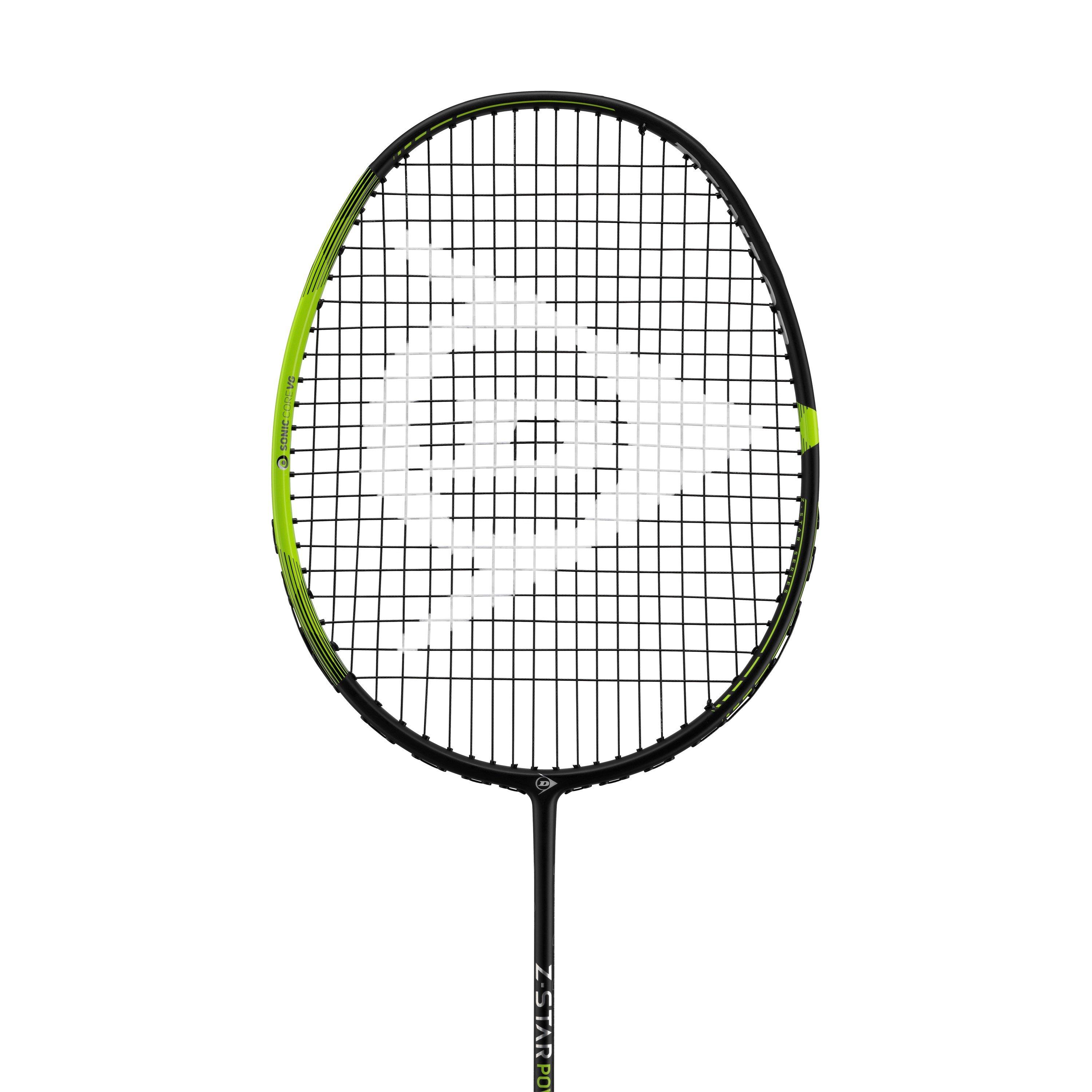 Black/Green - Dunlop - Z Star Power 88 Badminton Rackets - 6