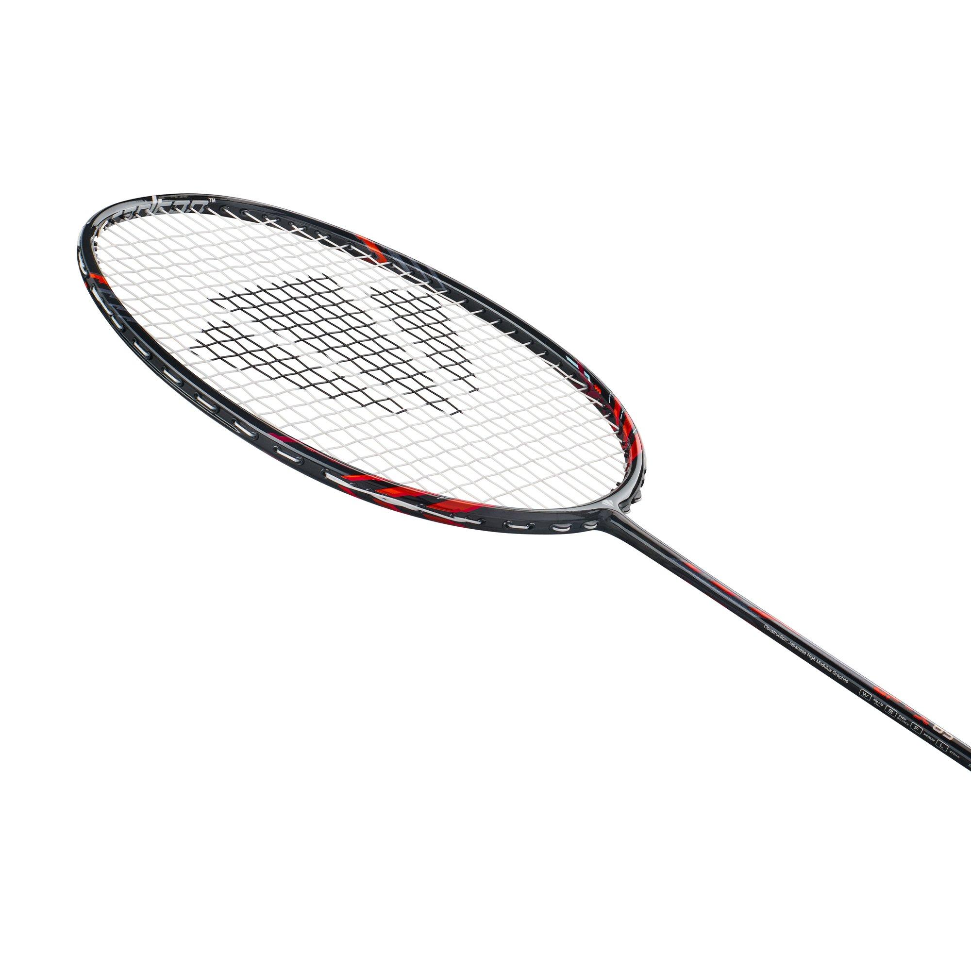 Black/Red - Dunlop - Carlton GPX - 85 Adults Badminton Rackets - 2