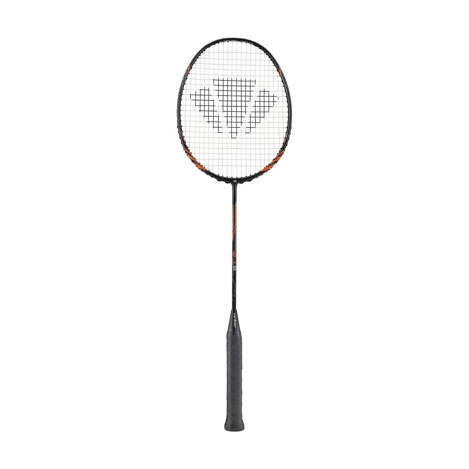 Sort/Orange - Dunlop - Carlton GPX - 83 Adults Badminton Rackets - 3
