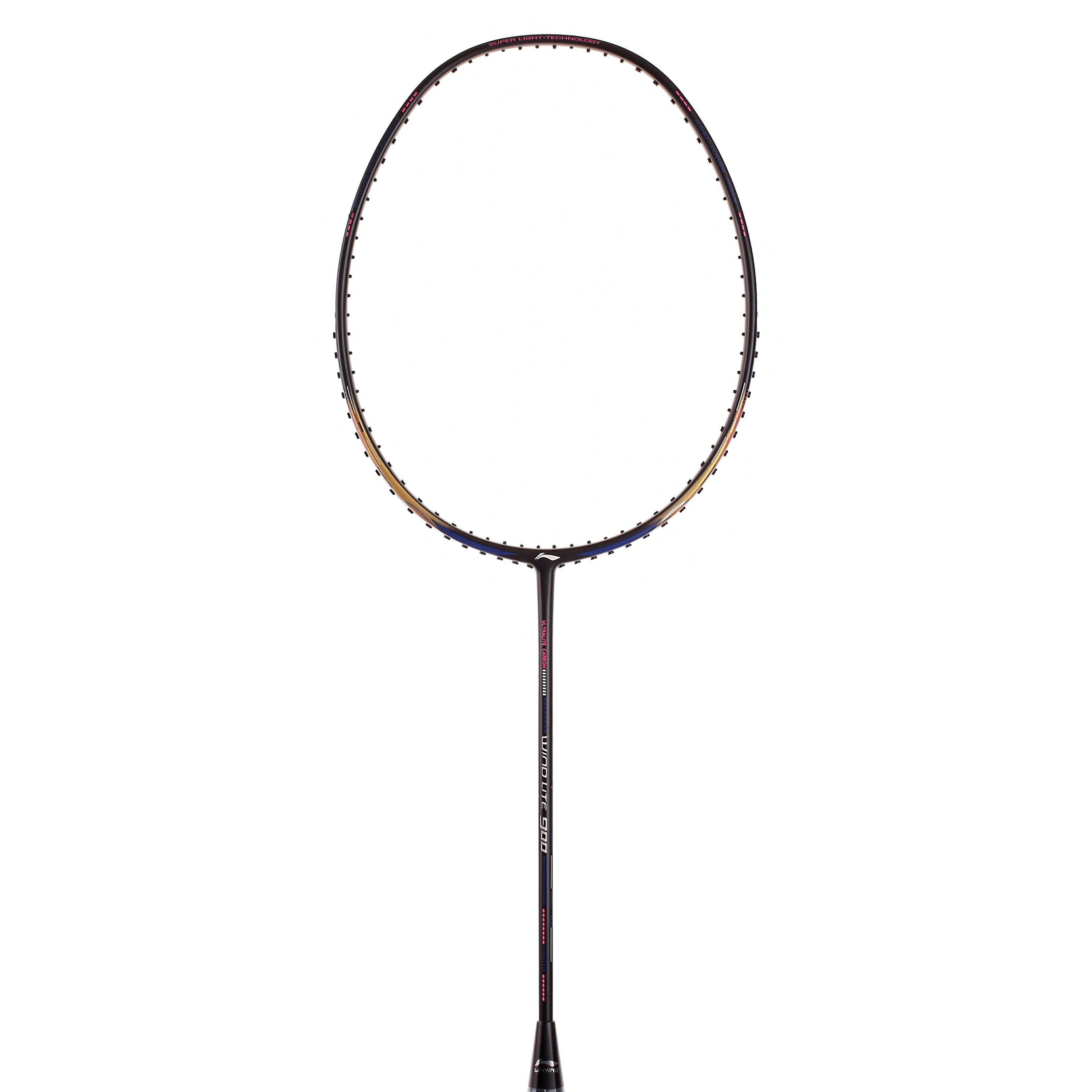 Black/Gold - Li Ning - Li Wind Lite 900 Badminton Racket - 1