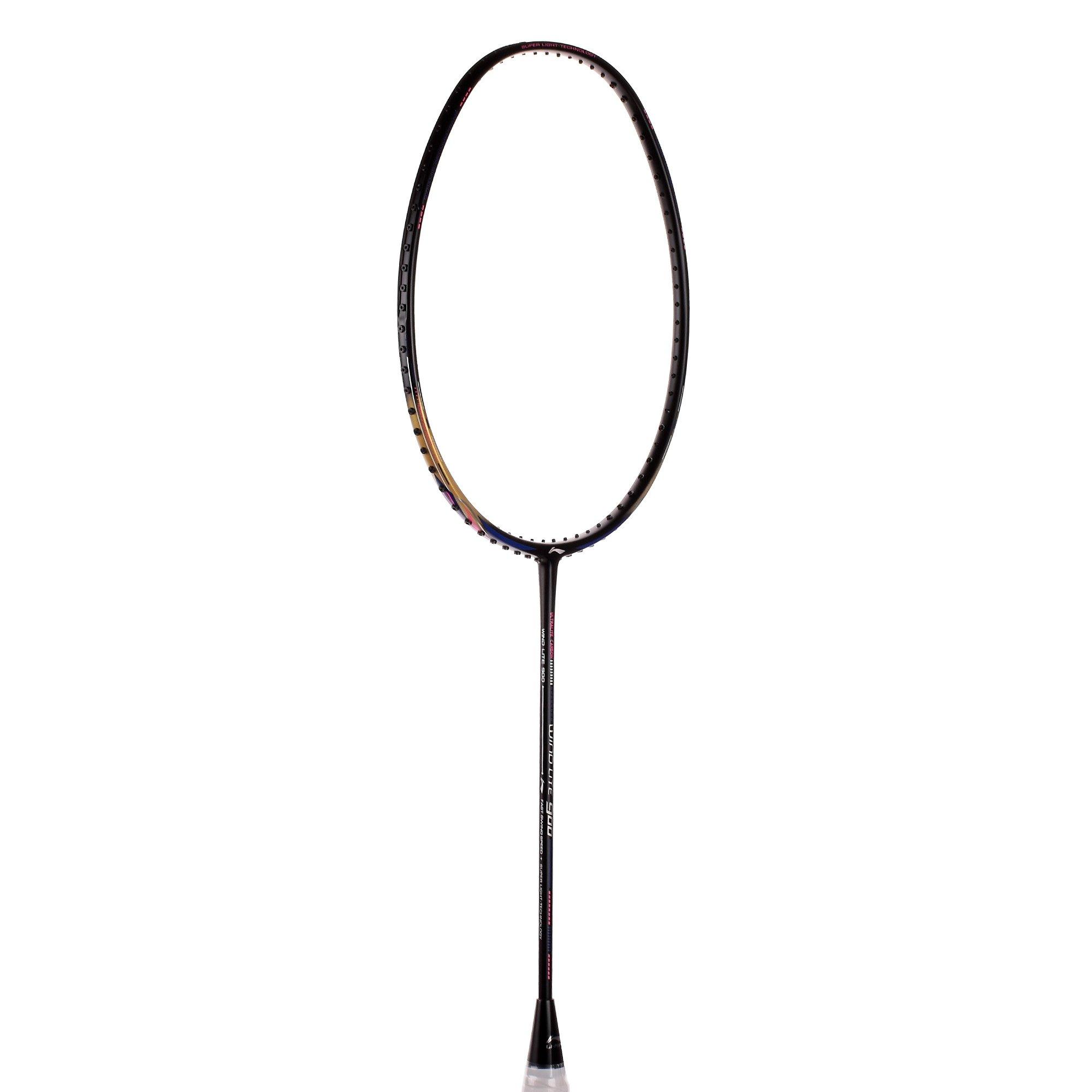 Black/Gold - Li Ning - Wind Lite 900 Badminton Racket - 4