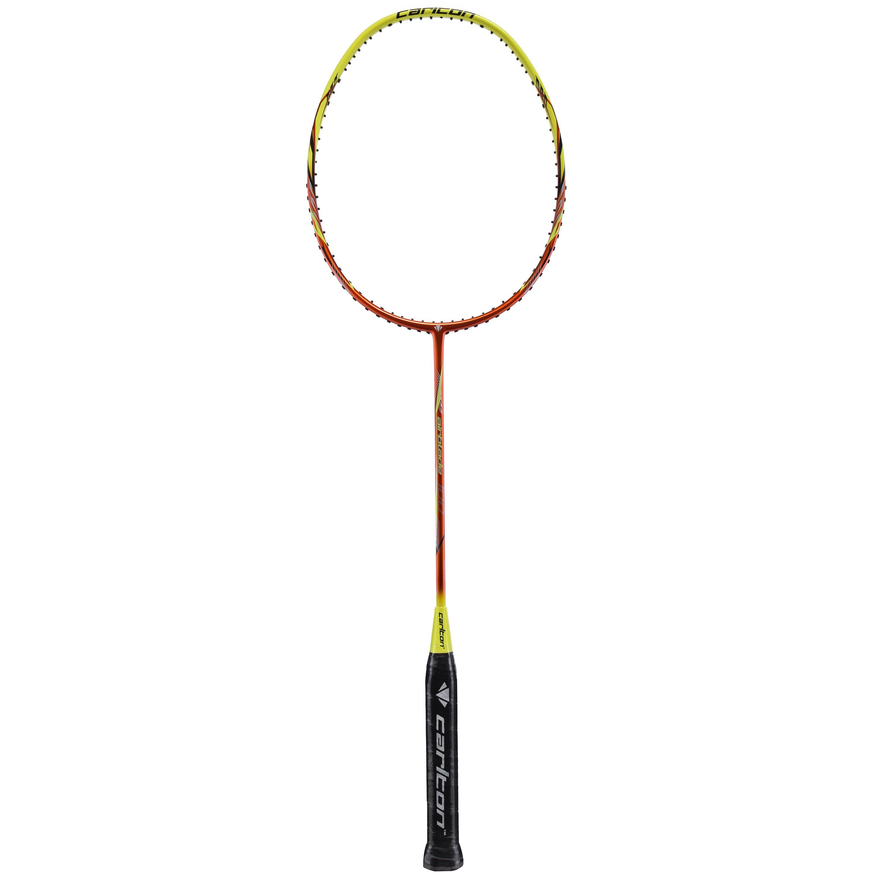 Red/Yellow - Carlton - Carlton Airblade 100 Badminton Racket - 7