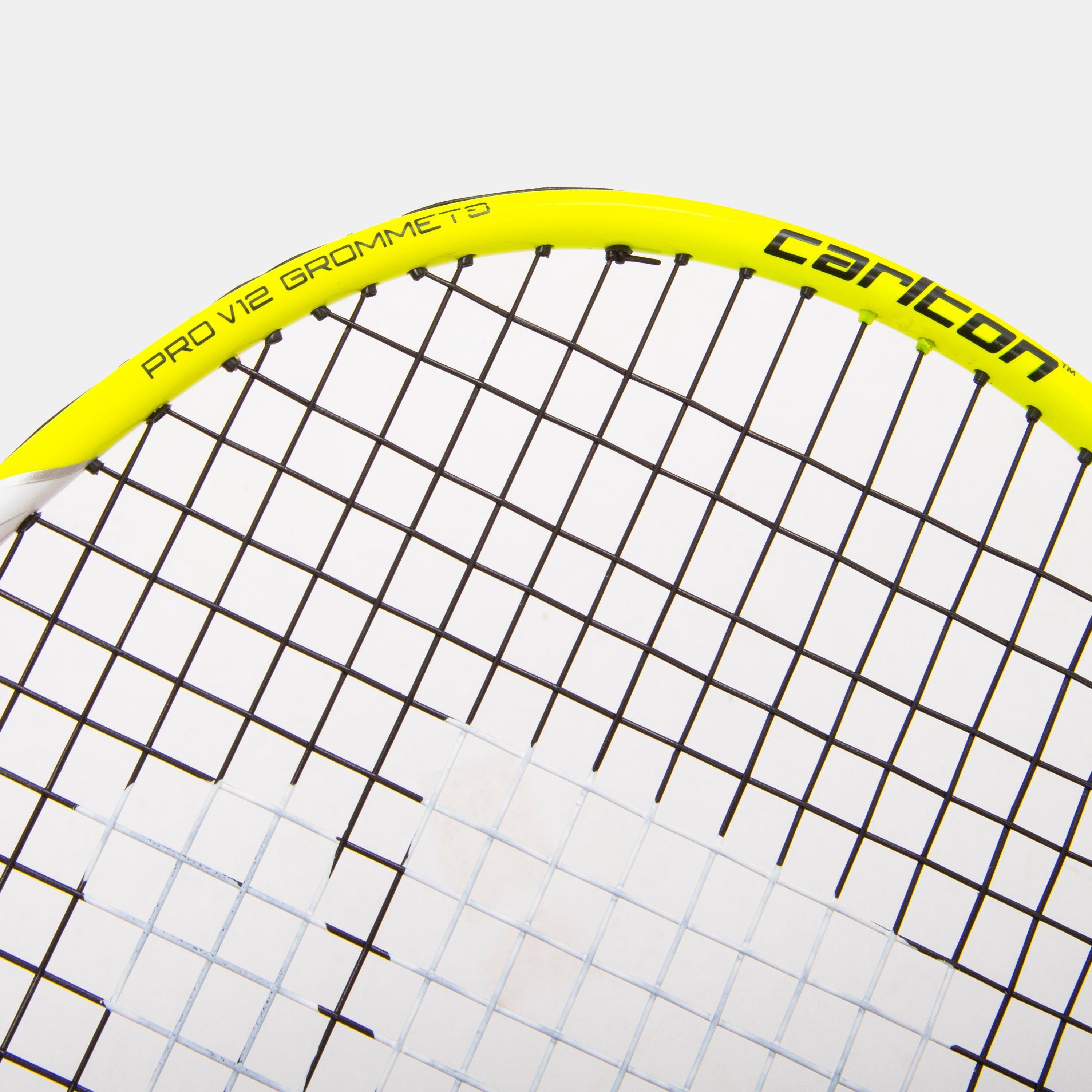 Gelb/Schwarz - Carlton - Aero Blast Badminton Racket - 2