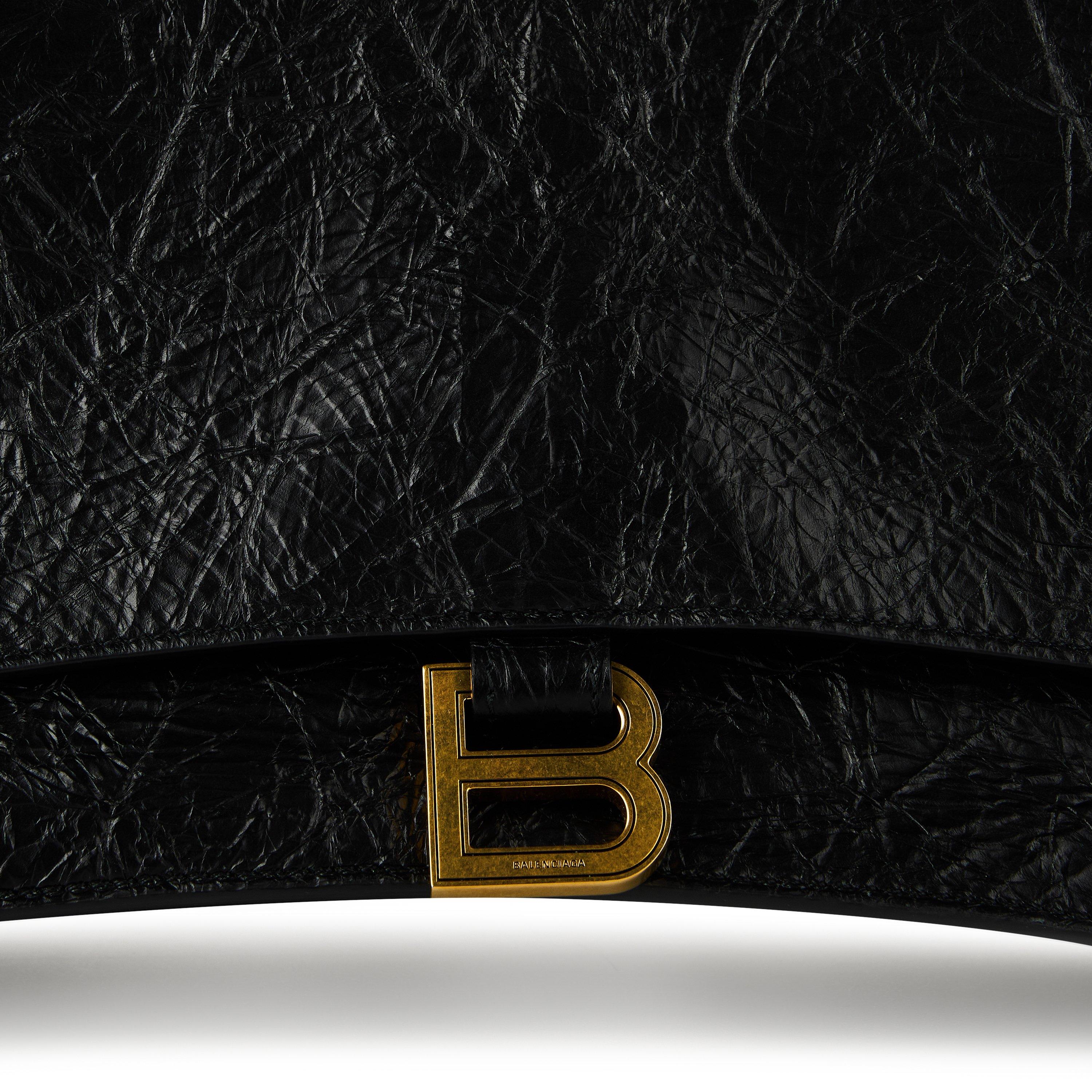 Black/Gld 1000 - Balenciaga - Large Crush Chain Bag - 5