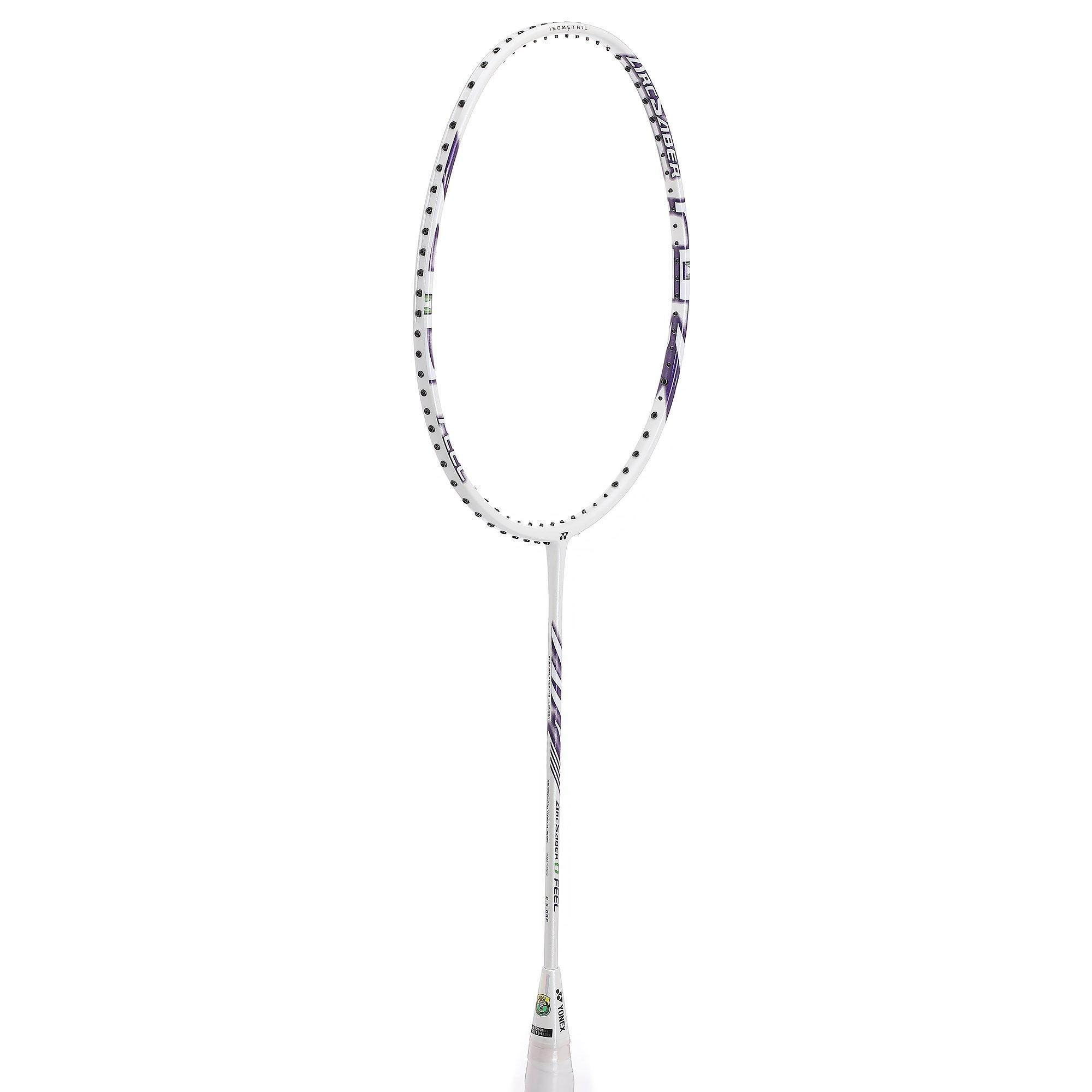 White/Purple - Yonex - Arcsaber Feel Badminton Racket - 3