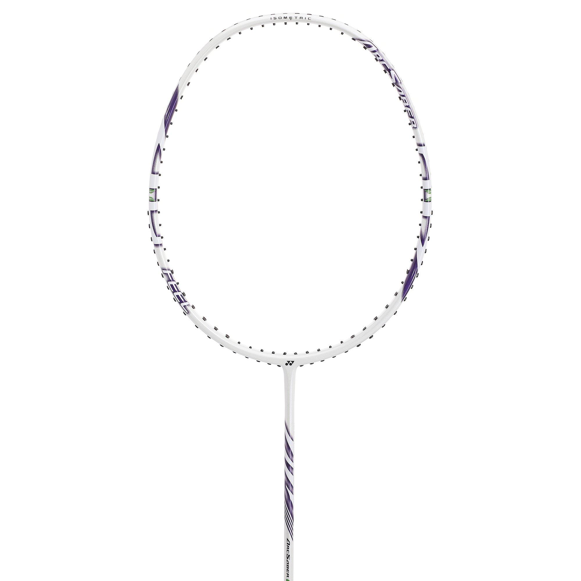 White/Purple - Yonex - Arcsaber Feel Badminton Racket - 4