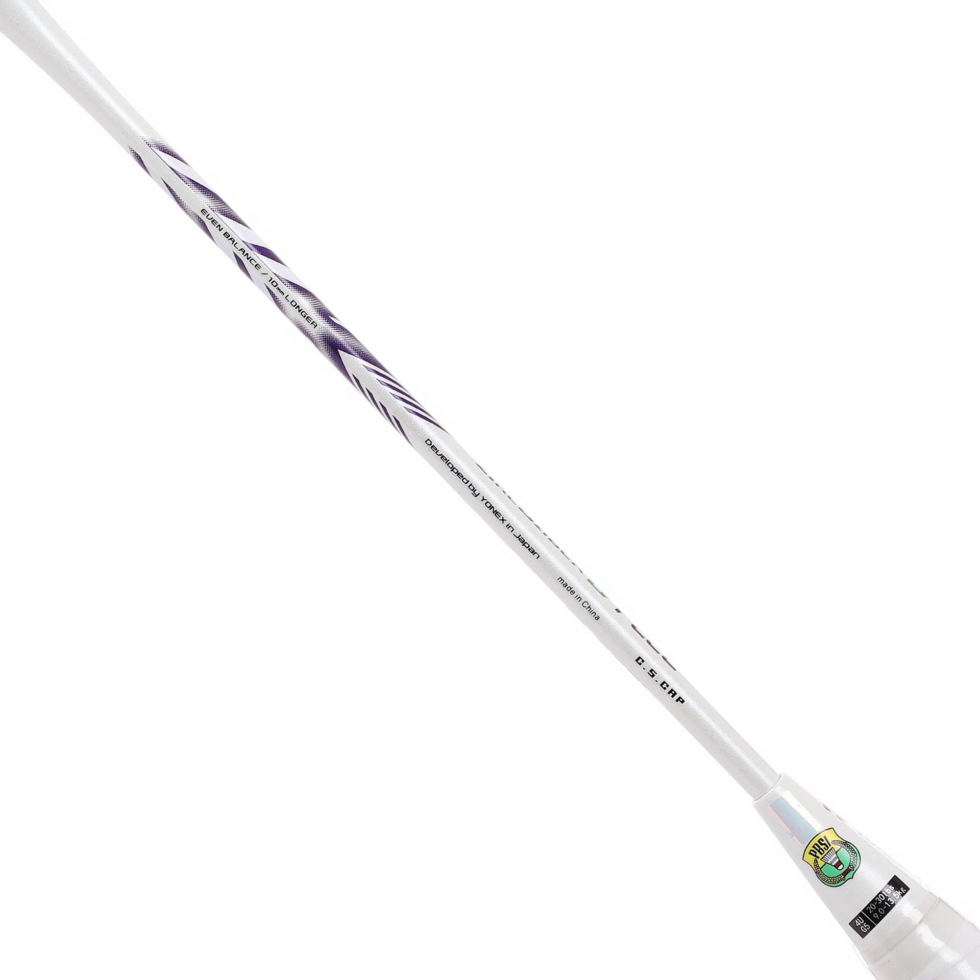 White/Purple - Yonex - Arcsaber Feel Badminton Racket - 5
