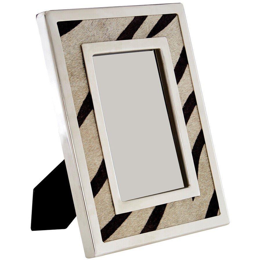 Black White - Fifty Five South - Kensington Townhouse 4in x 6in Zebra Design Photo - 4