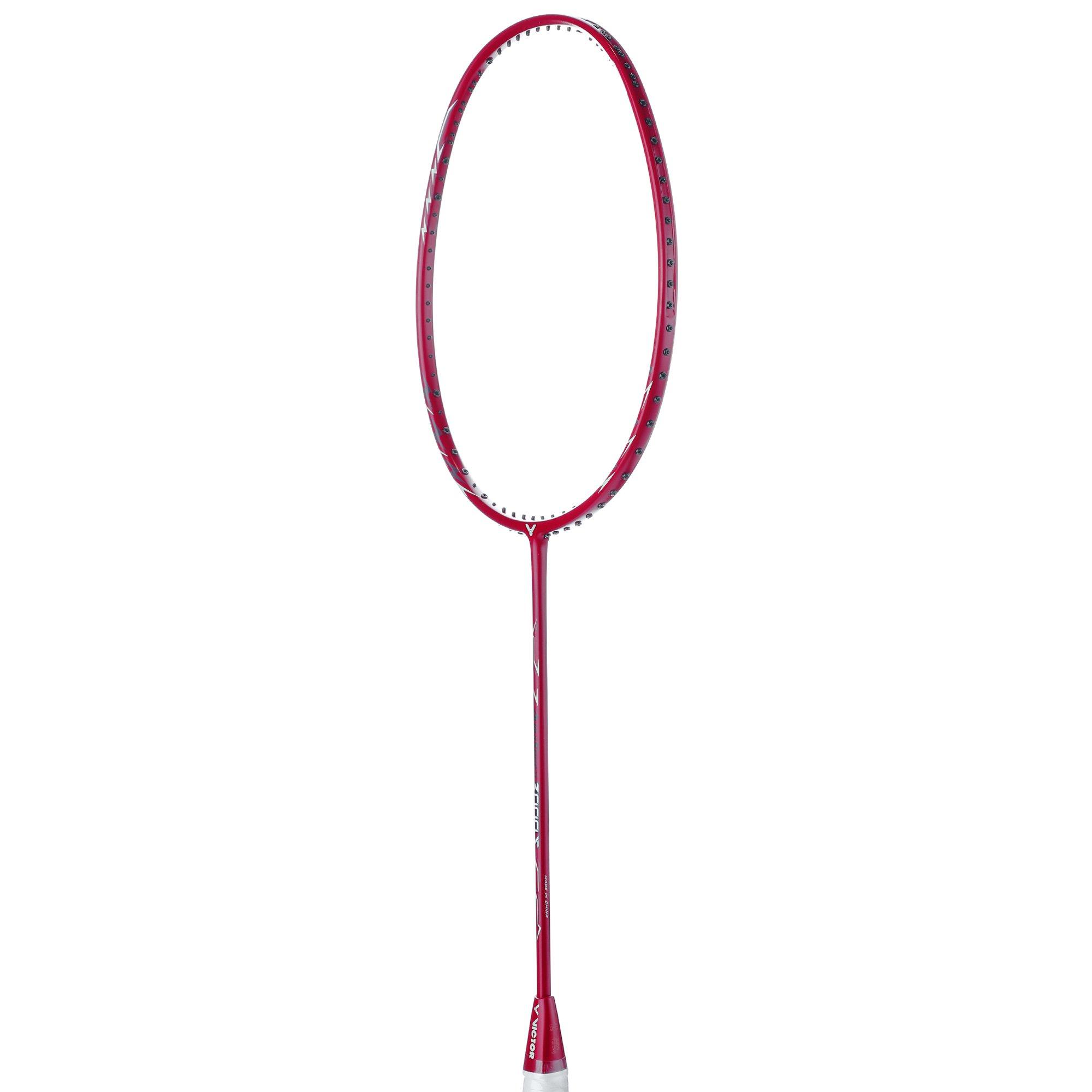 Red - Victor - Aura Speed 3000 S Badminton Racket - 3