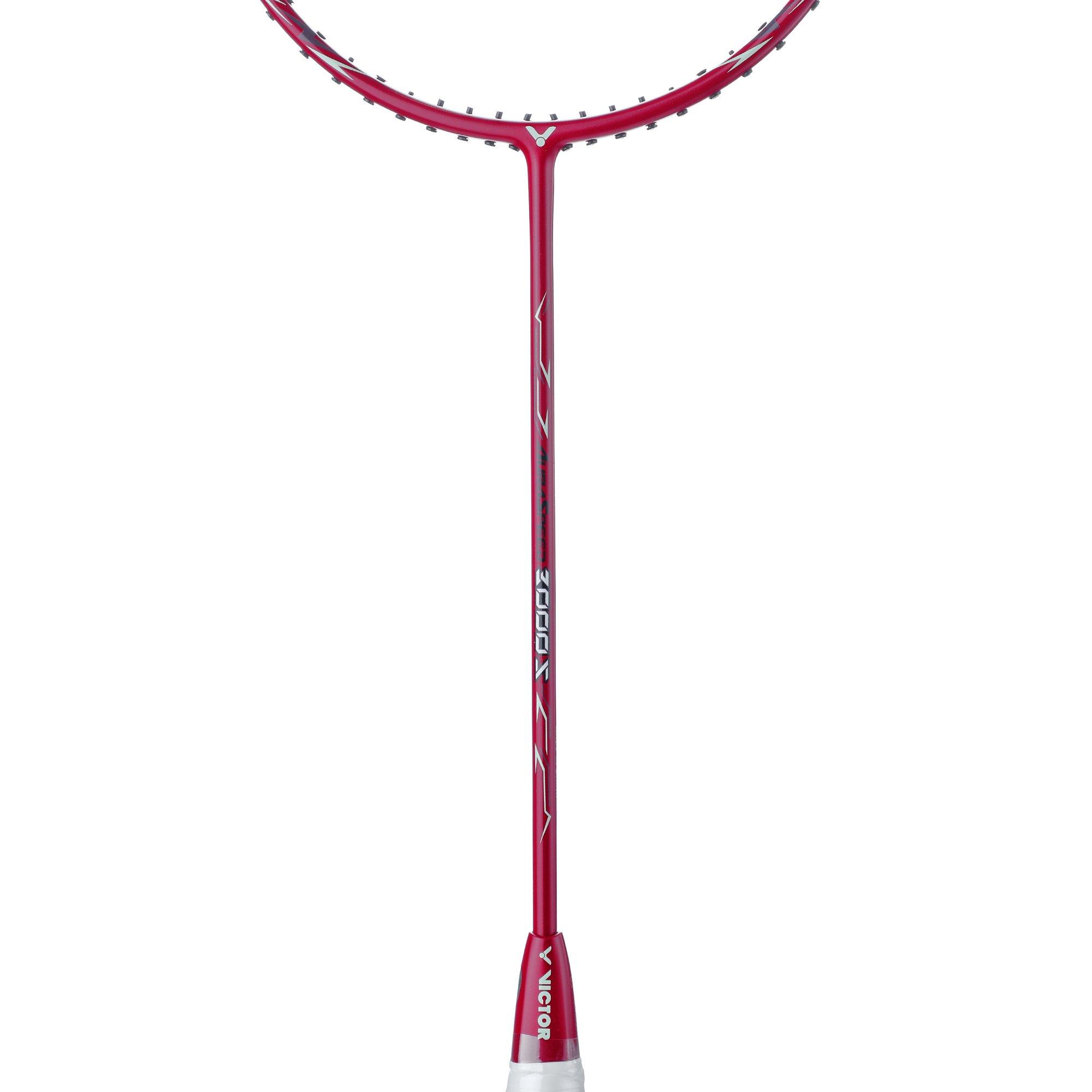 Red - Victor - Aura Speed 3000 S Badminton Racket - 4