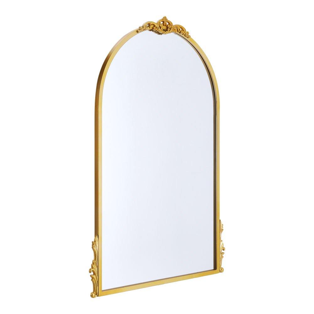 Gold - LIFE IDEAS - Gold Antique Decor Baroque Wall Mirror - 3
