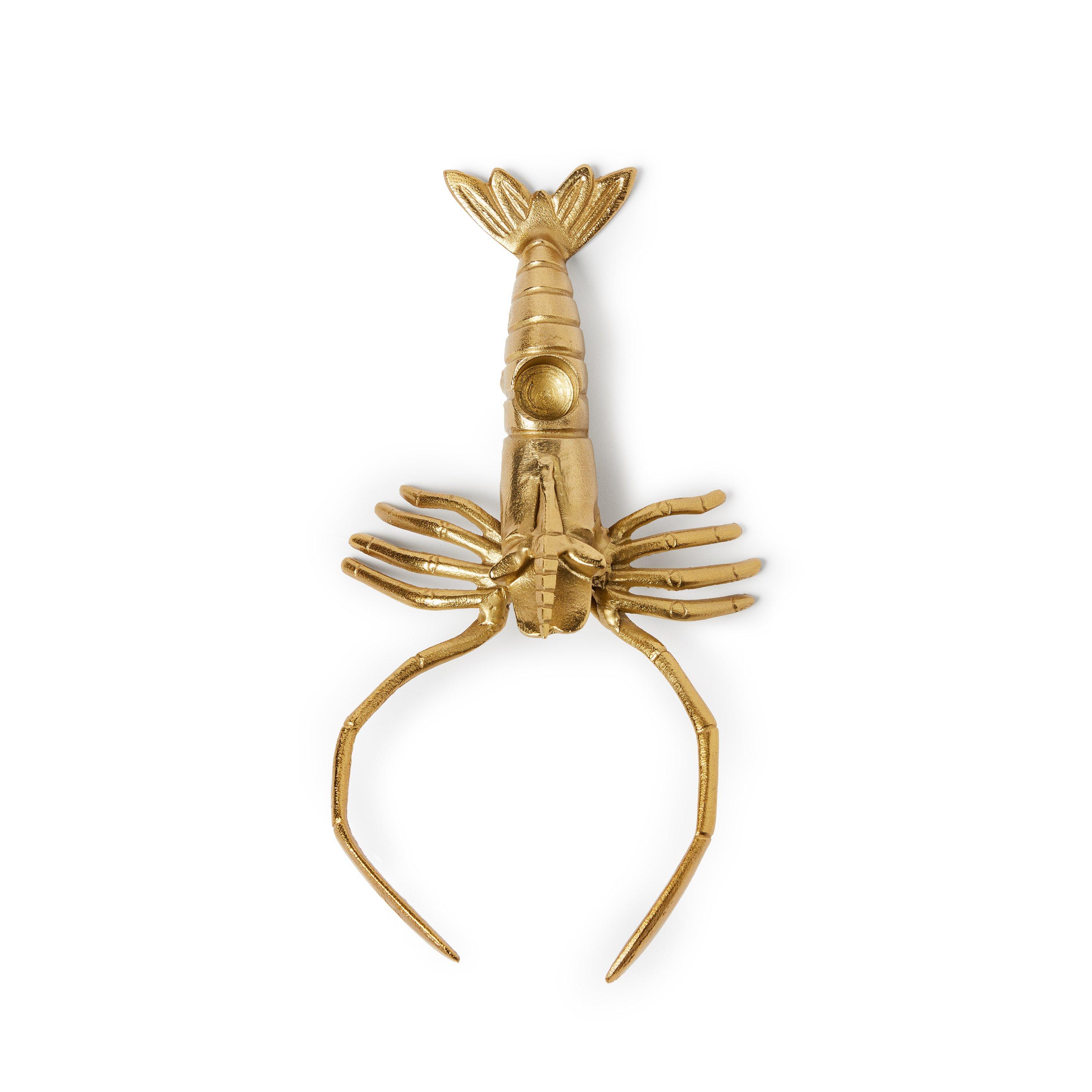 Goud - Biba - Lobster Candle Stick Holder - 3