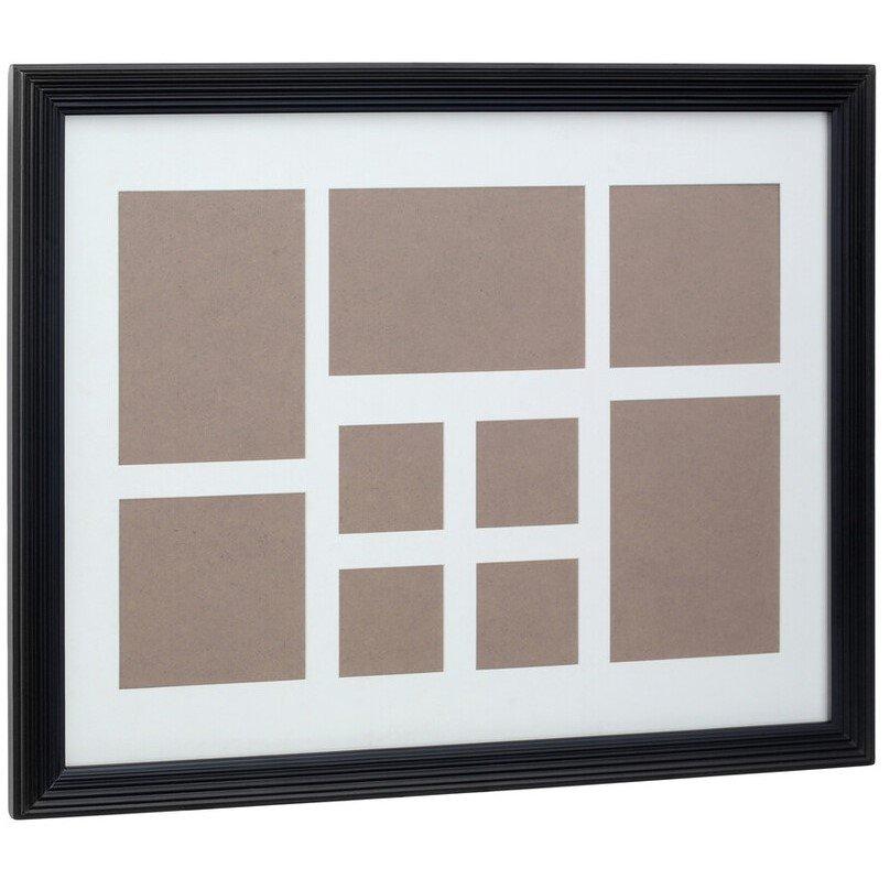 Black - Interiors by Premier - Maren Silver 9 Rectangular Multi Photo Frame - 3