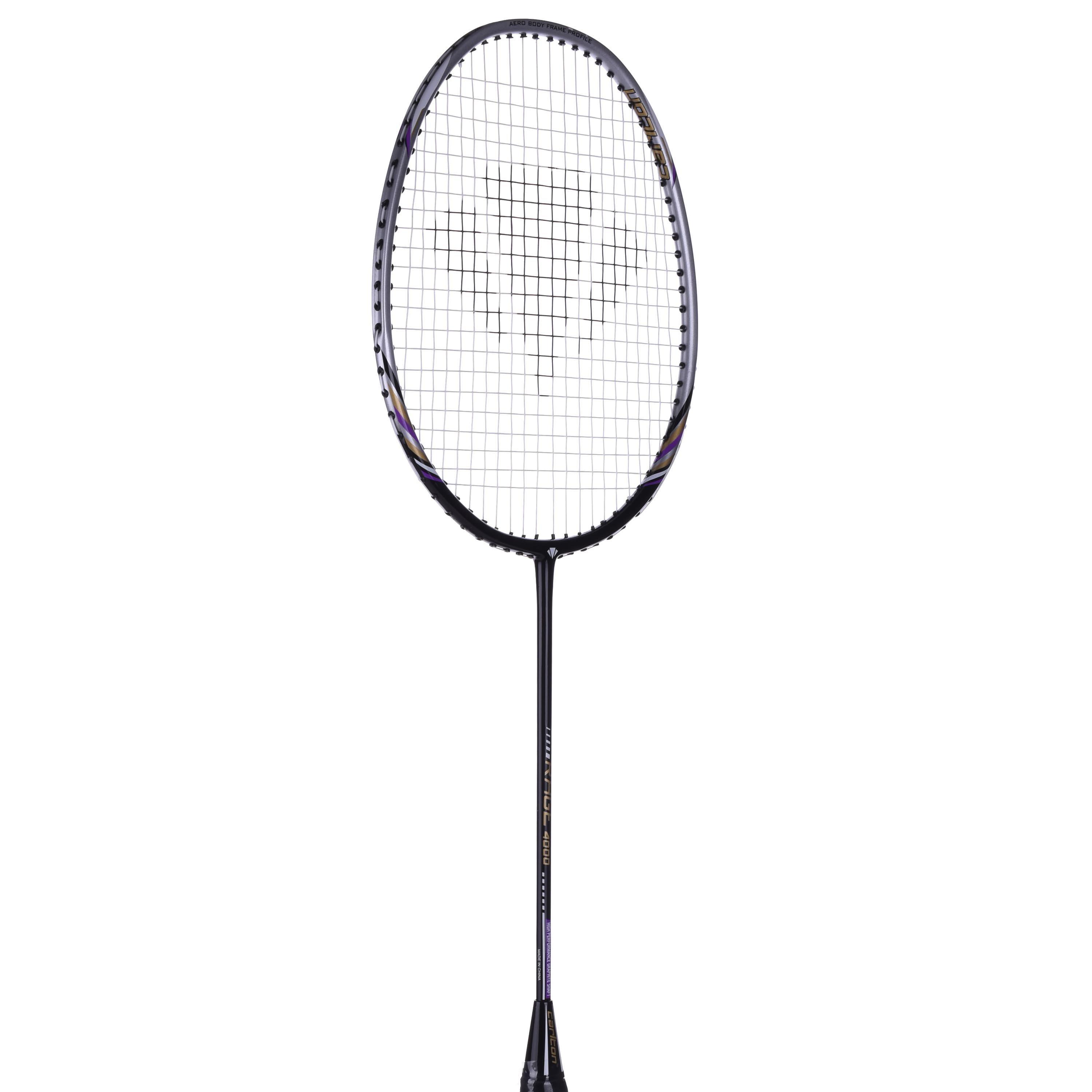 Black/Purple - Carlton - Rage 4000 Badminton Racket - 3
