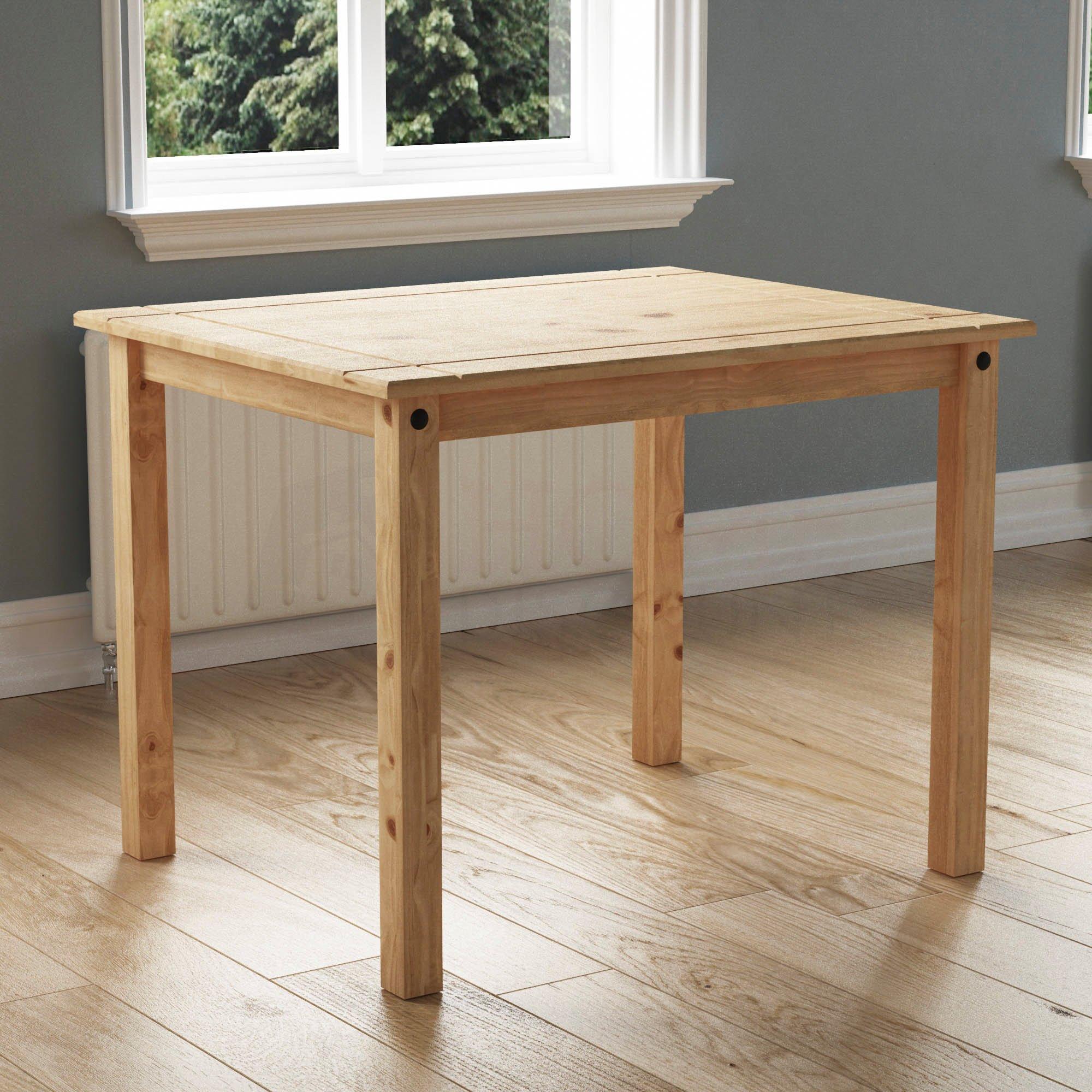 Pine - Lassic - Vida Designs Corona 4 Seater Dining Set - 5