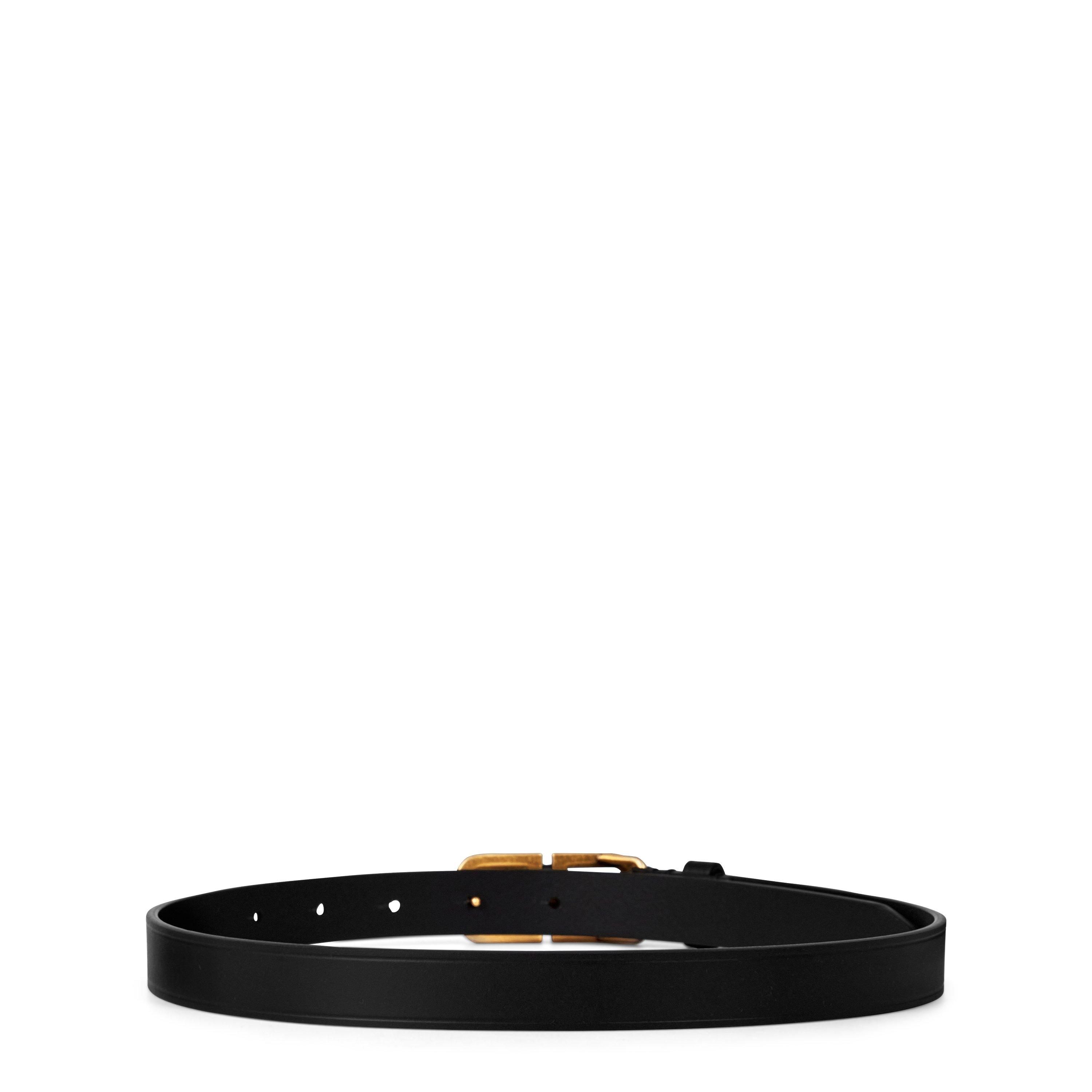 Black 1000 - Balenciaga - Bb Hourglass Thin Belt - 3