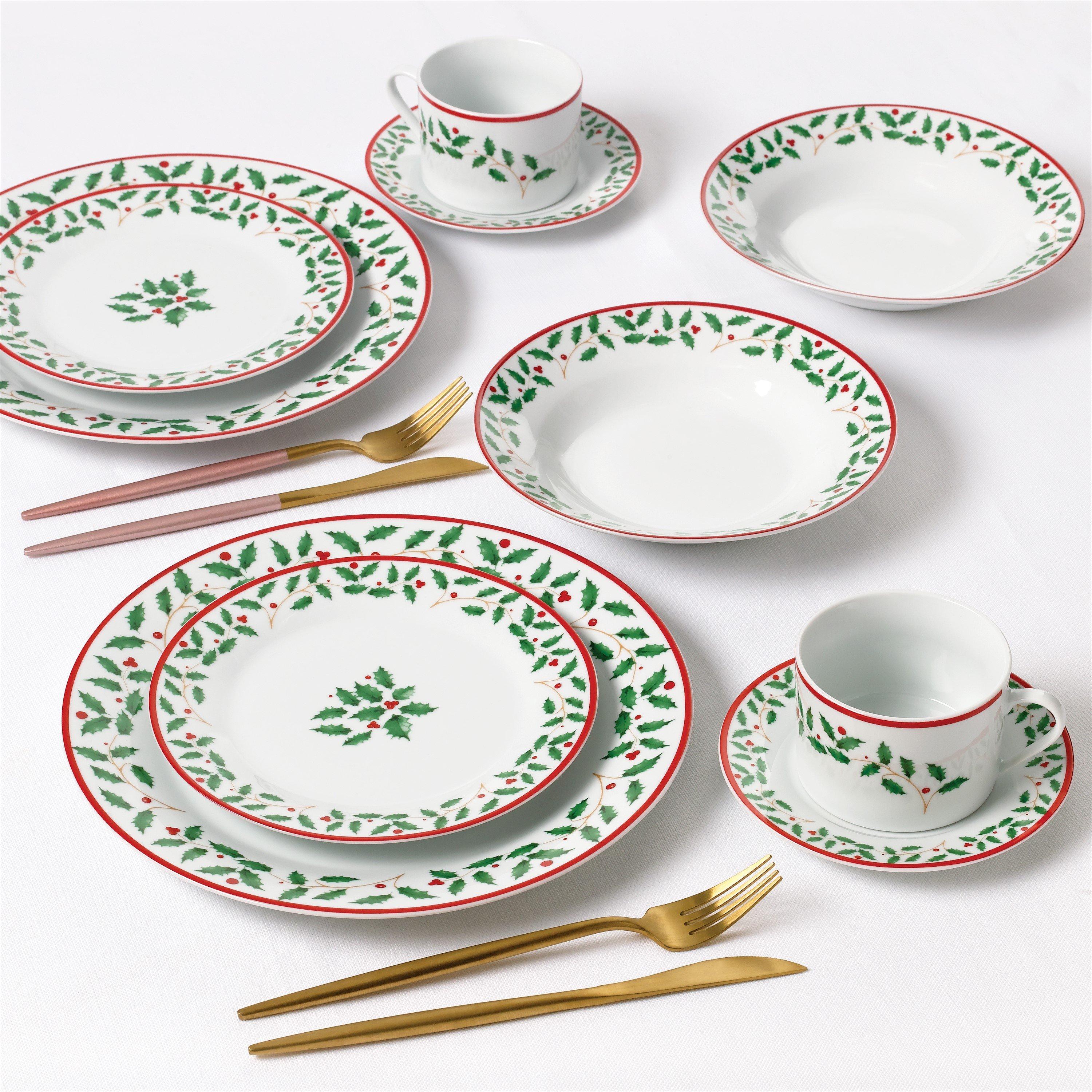 Multi - Waterside - 20pc Holly Dinner Set - 2