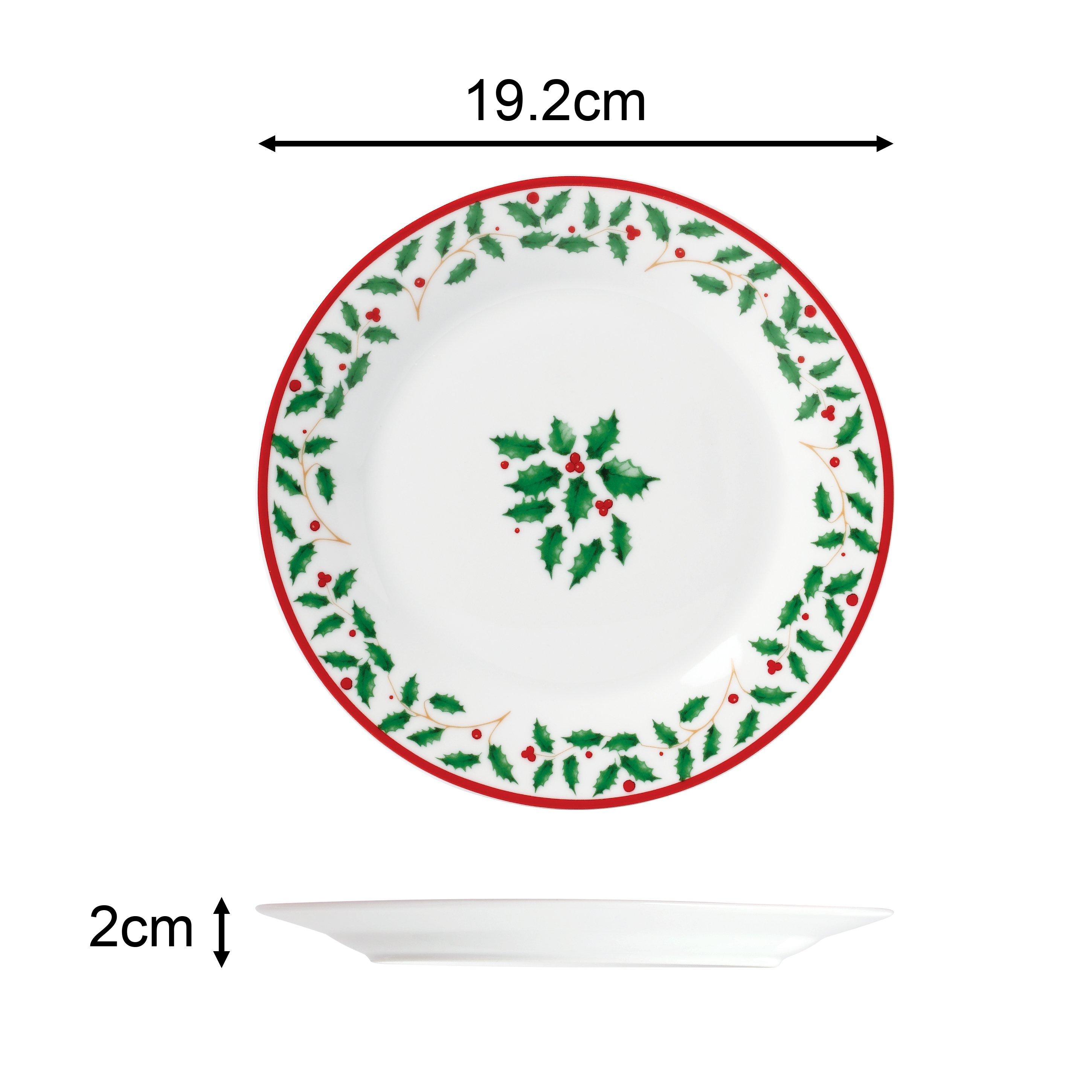 Multi - Waterside - 20pc Holly Dinner Set - 3