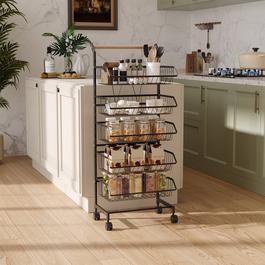 LIFE IDEAS 5-Tier Kitchen Trolley
