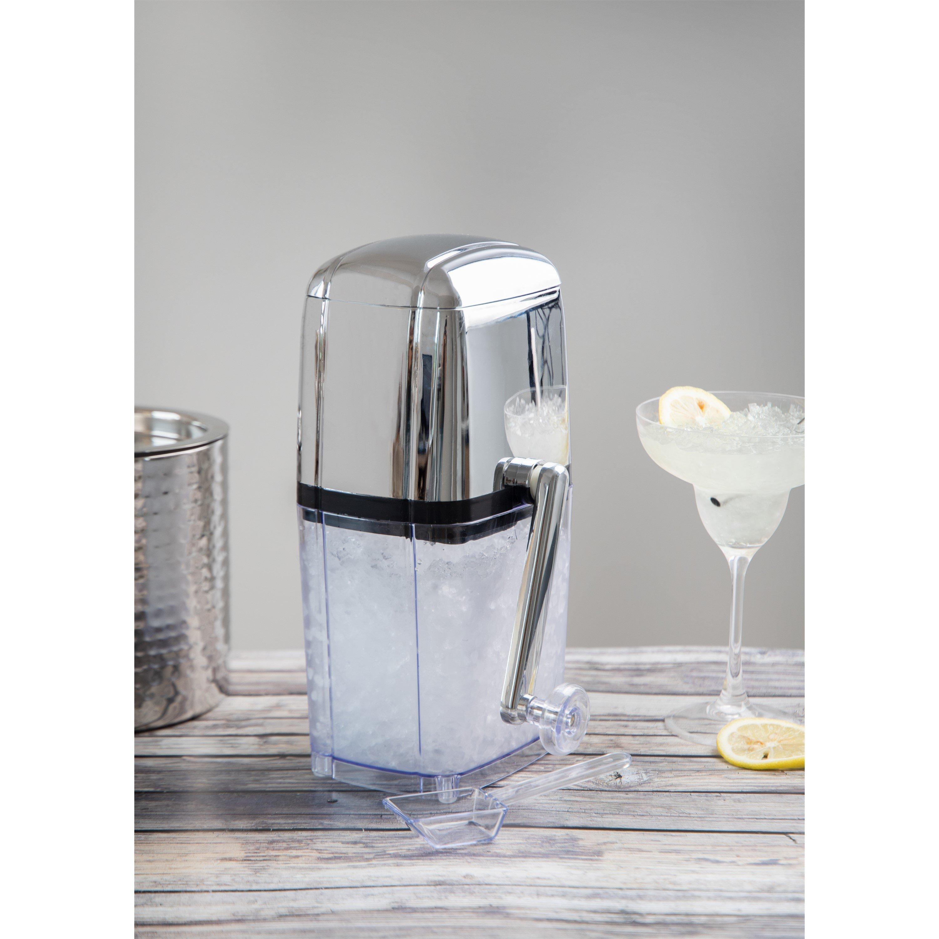 Silver - BarCraft - BarCraft Rotary Action Acrylic Ice Crusher - 2