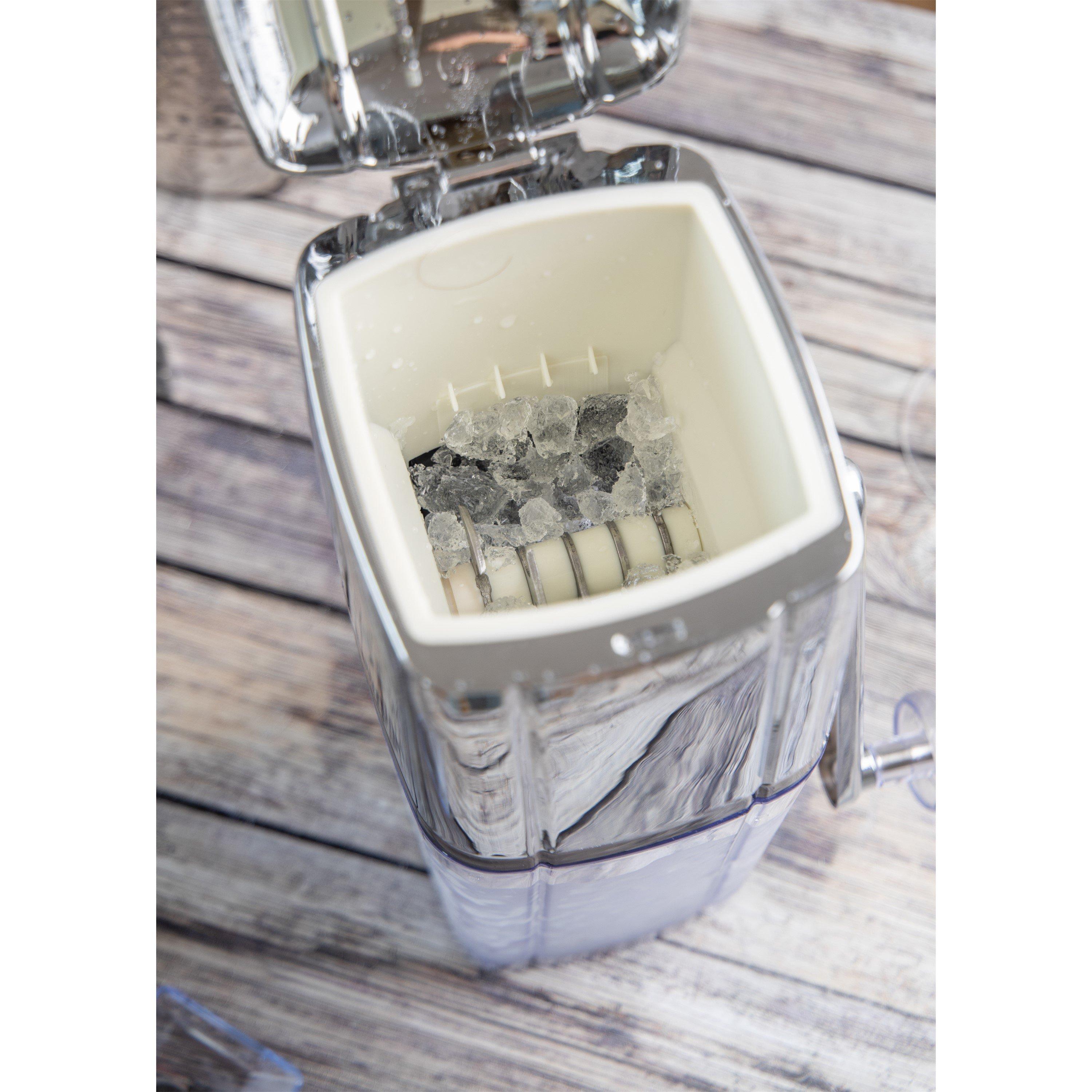 Silver - BarCraft - BarCraft Rotary Action Acrylic Ice Crusher - 3