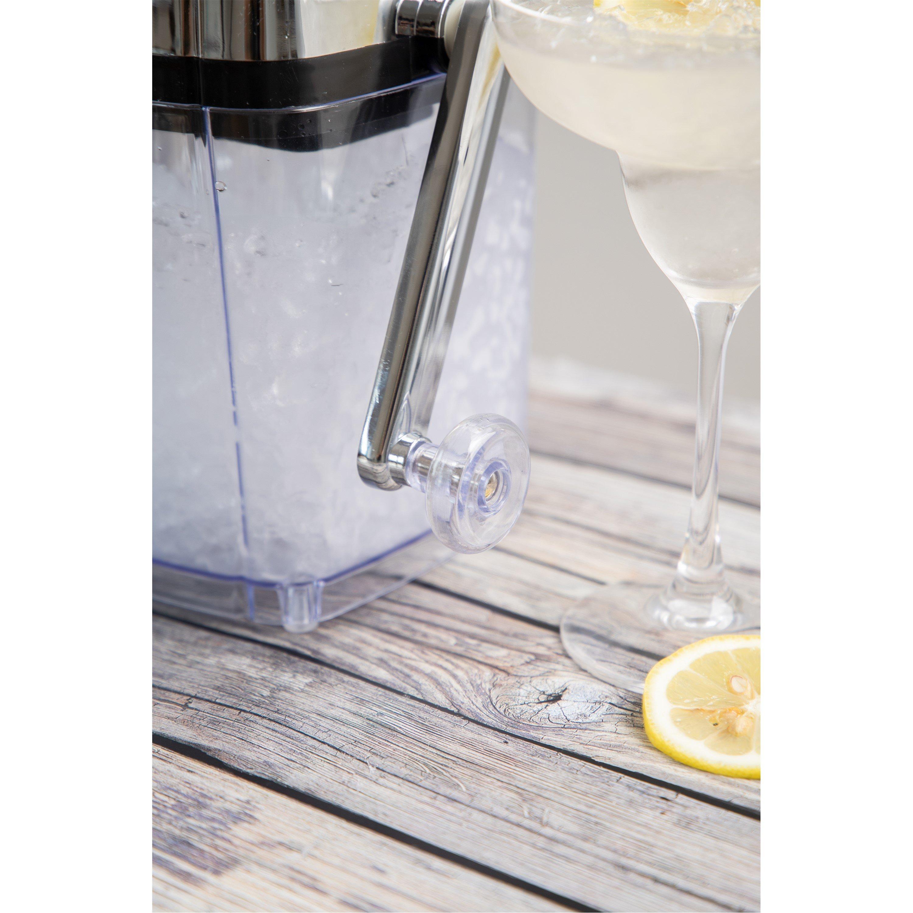 Silver - BarCraft - BarCraft Rotary Action Acrylic Ice Crusher - 4