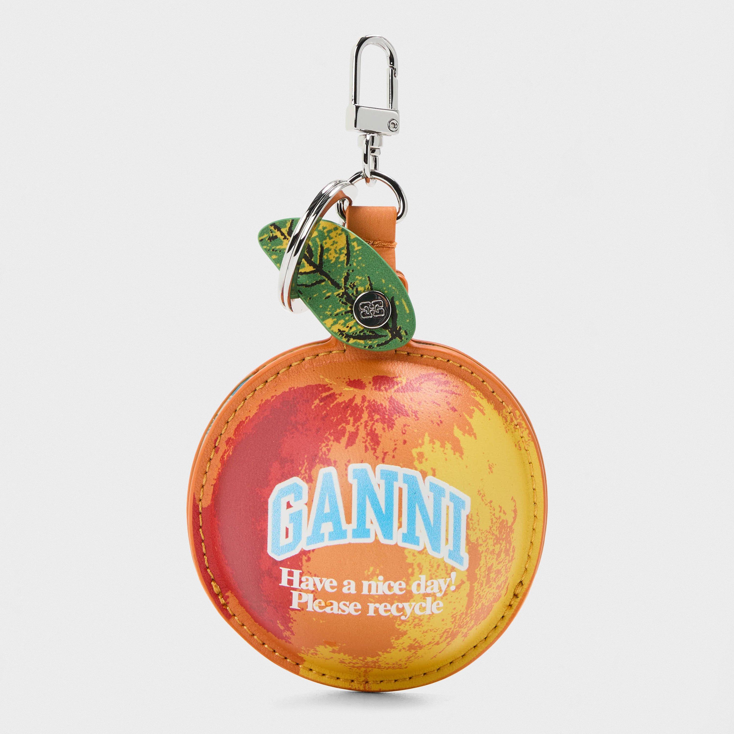 Flame Orange - Ganni - Ganni A Coin Purse Ld61 - 1