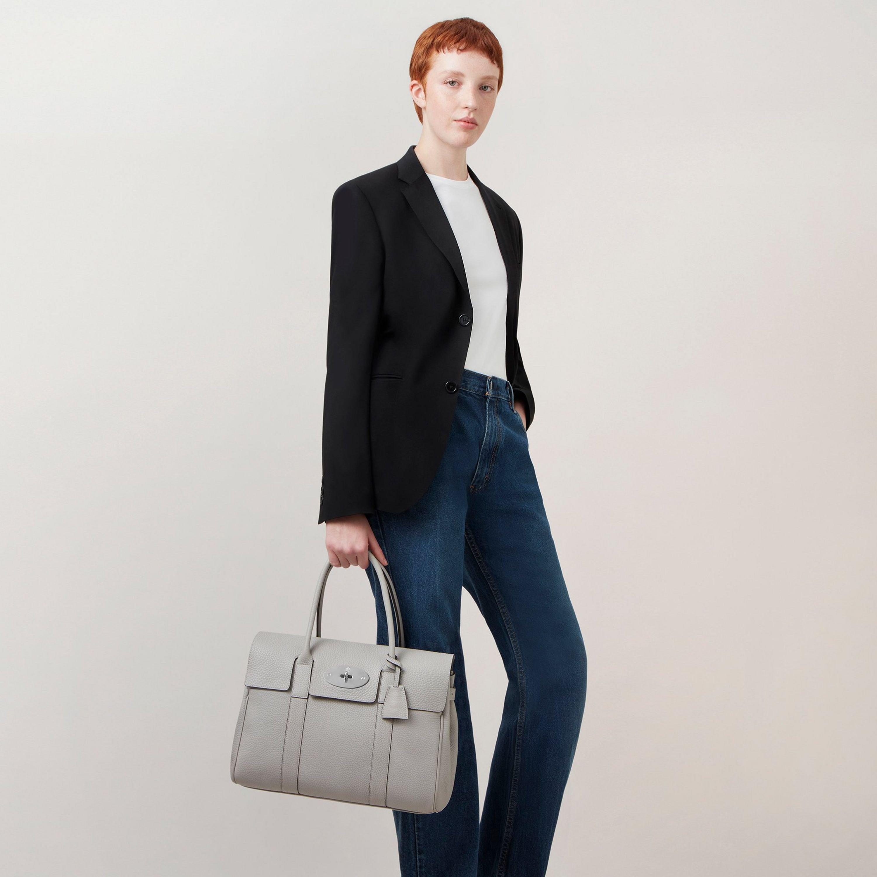 Pale Grey - Mulberry - Mini Bayswater - 6