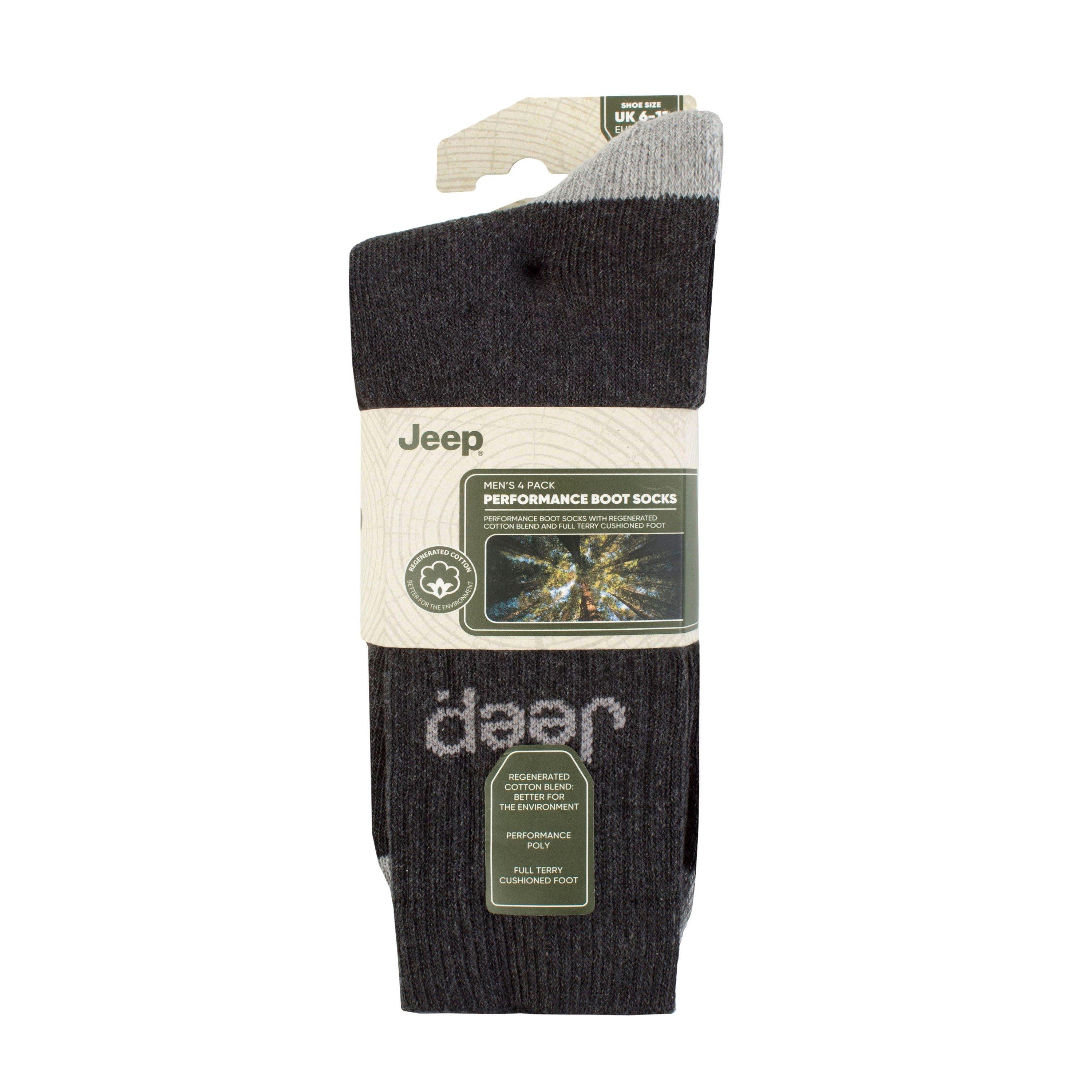 Sort/Sort - Jeep - 4 Pack Plain Boot Sock Mens - 2
