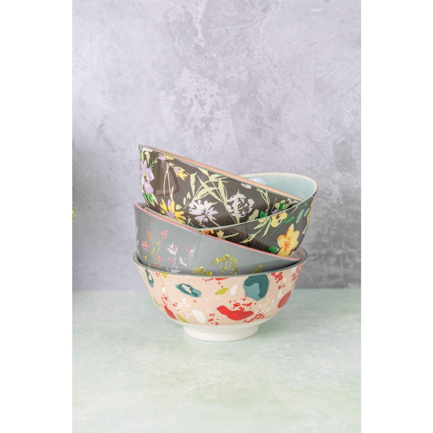 Assorted - KitchenCraft - KitchenCraft 4-Piece Ceramic Cereal / Dessert Bowl - 7