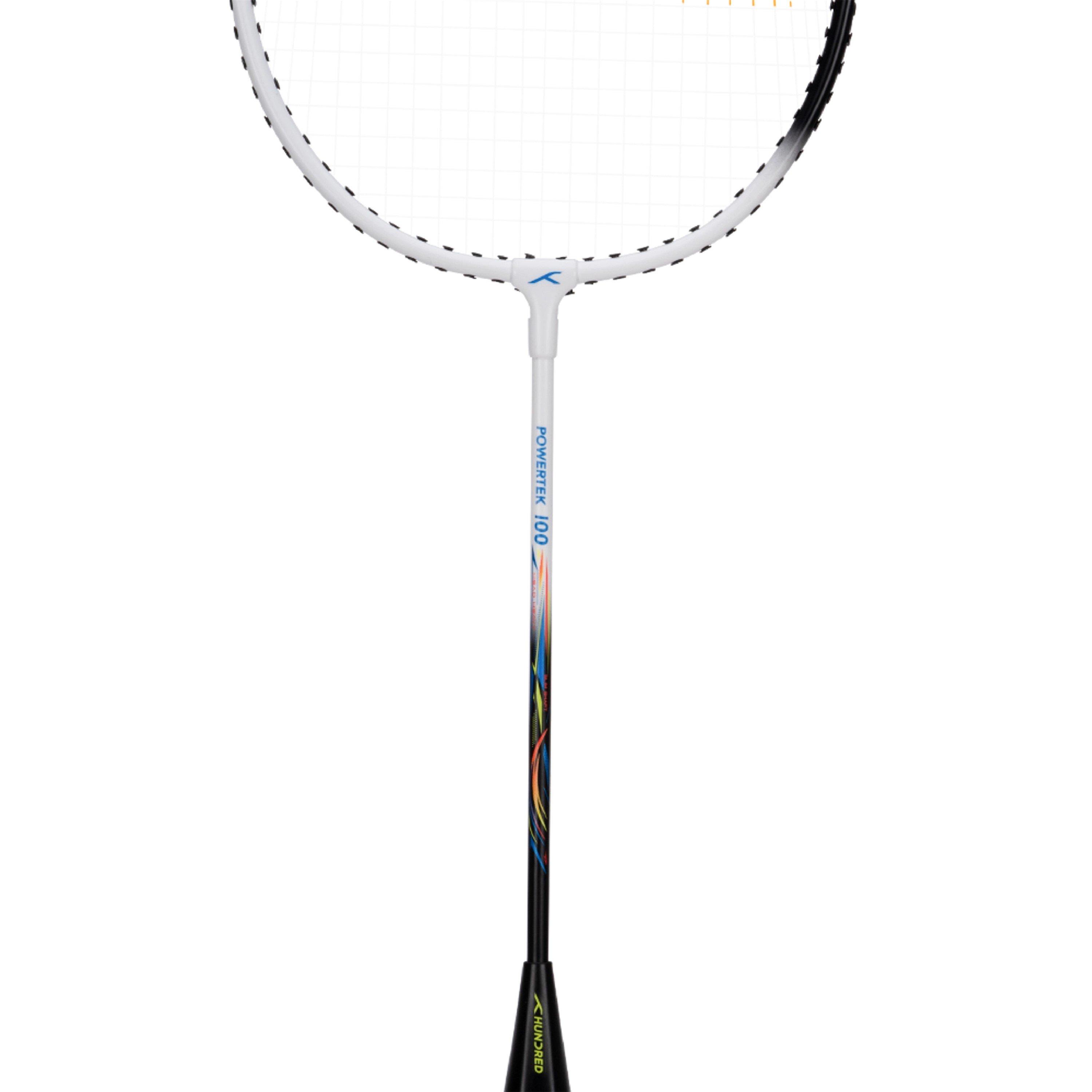 White/Black - Hundred - Powertek 100 Badminton Sets - 3