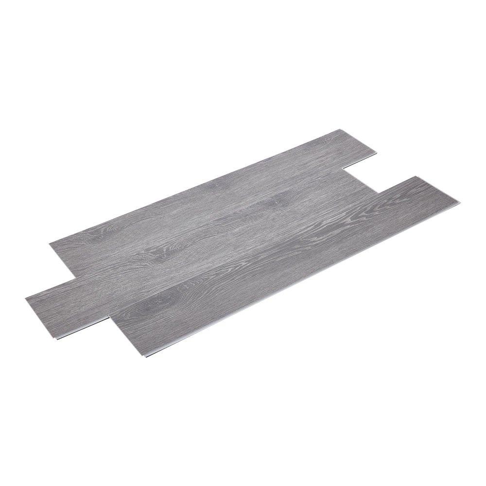 Grey - LIFE IDEAS - 20Pcs Wood Grain PVC Flooring - 5