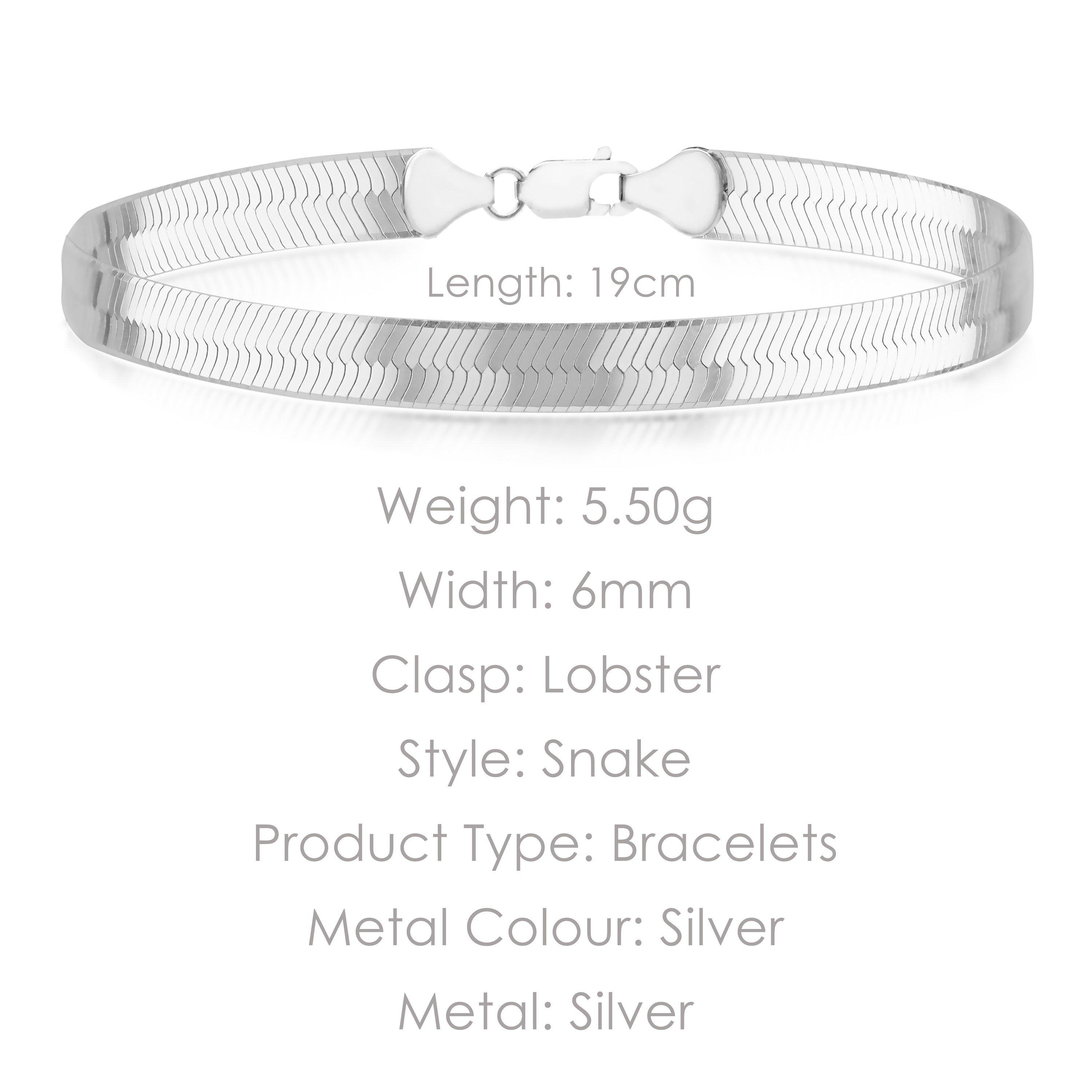 Sterling Silver - Be You - Sterling Silver Triple Herringbone Bracelet - 4