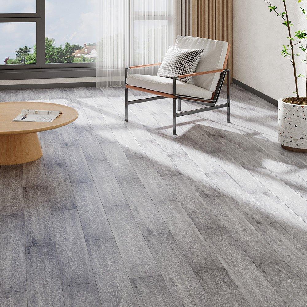 Grey - LIFE IDEAS - 20Pcs Wood Grain PVC Flooring - 2