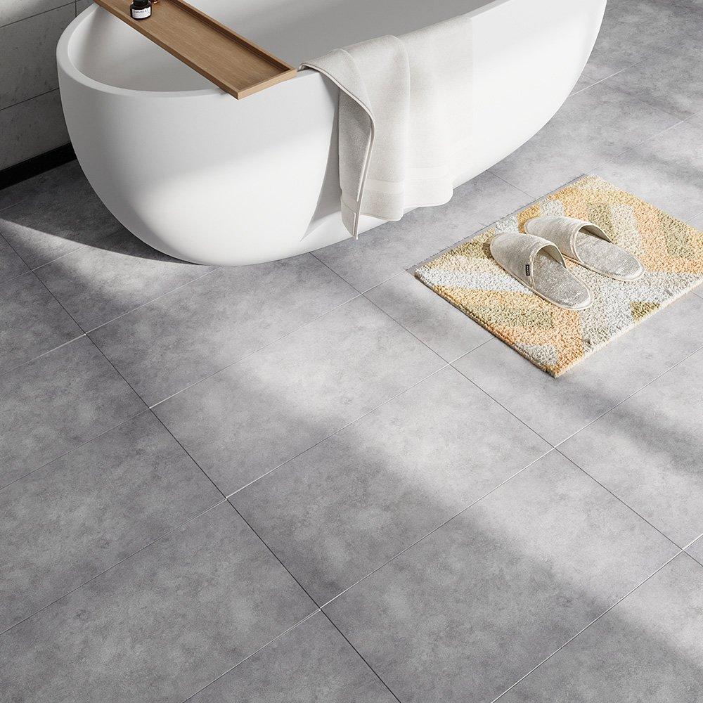 Grey - LIFE IDEAS - 16Pcs PVC Flooring - 1