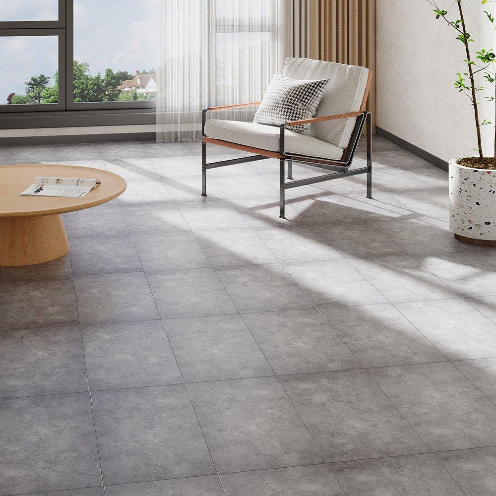 Grey - LIFE IDEAS - 16Pcs PVC Flooring - 2