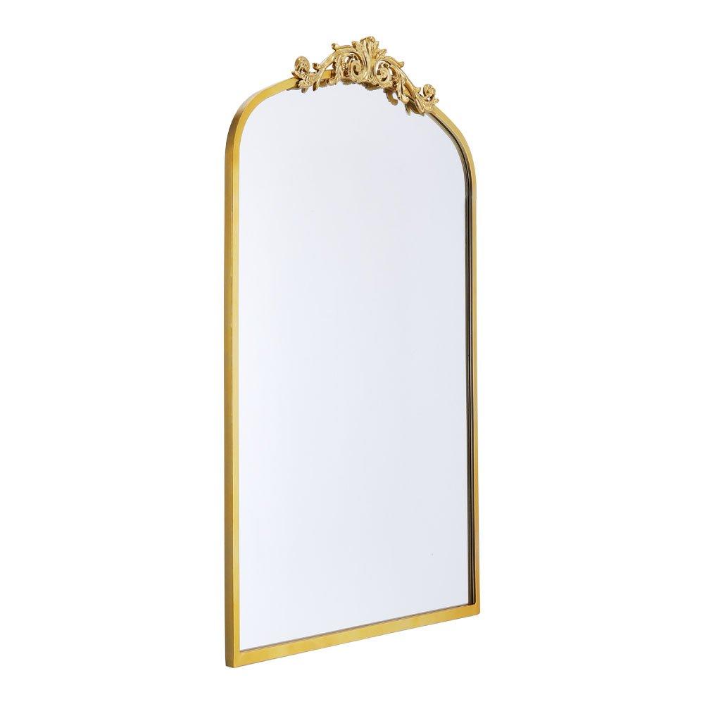 Gold - LIFE IDEAS - Vintage Gold Decorative Wall Mirror - 4