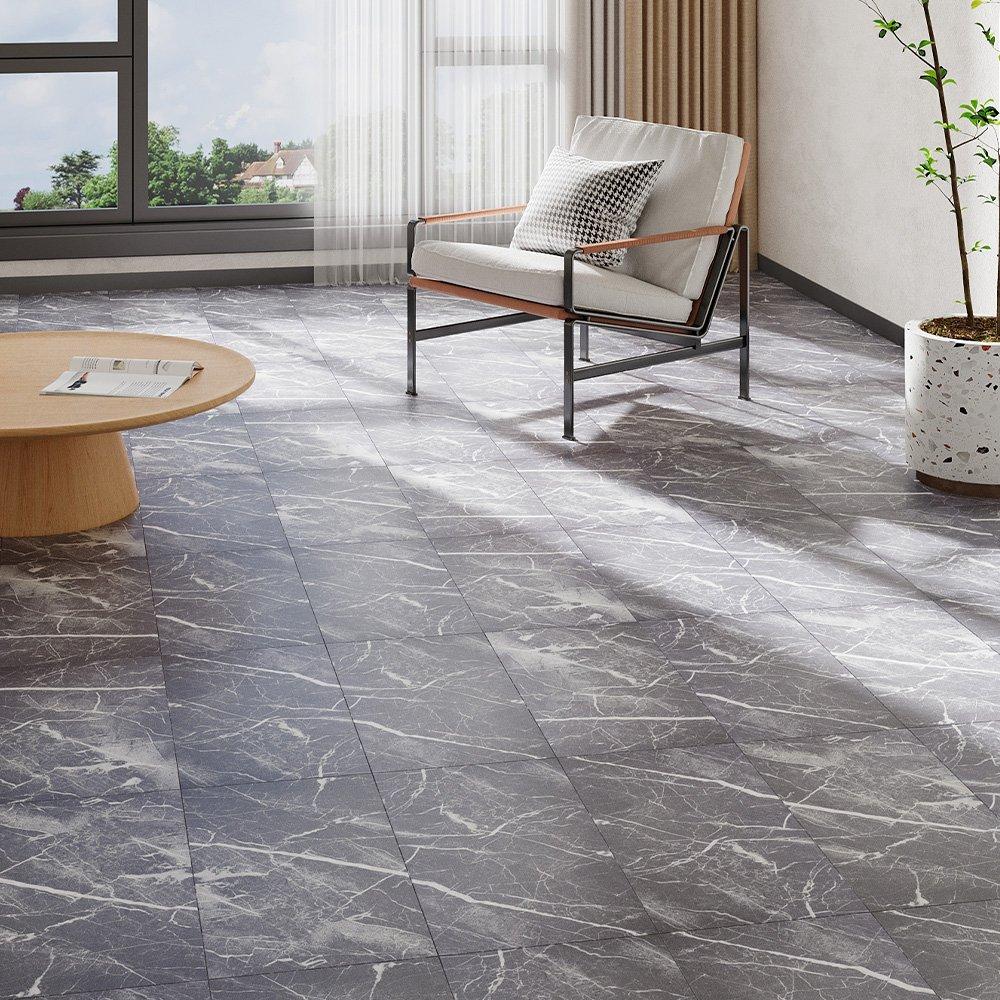 Grey - LIFE IDEAS - 16Pcs PVC Flooring - 2