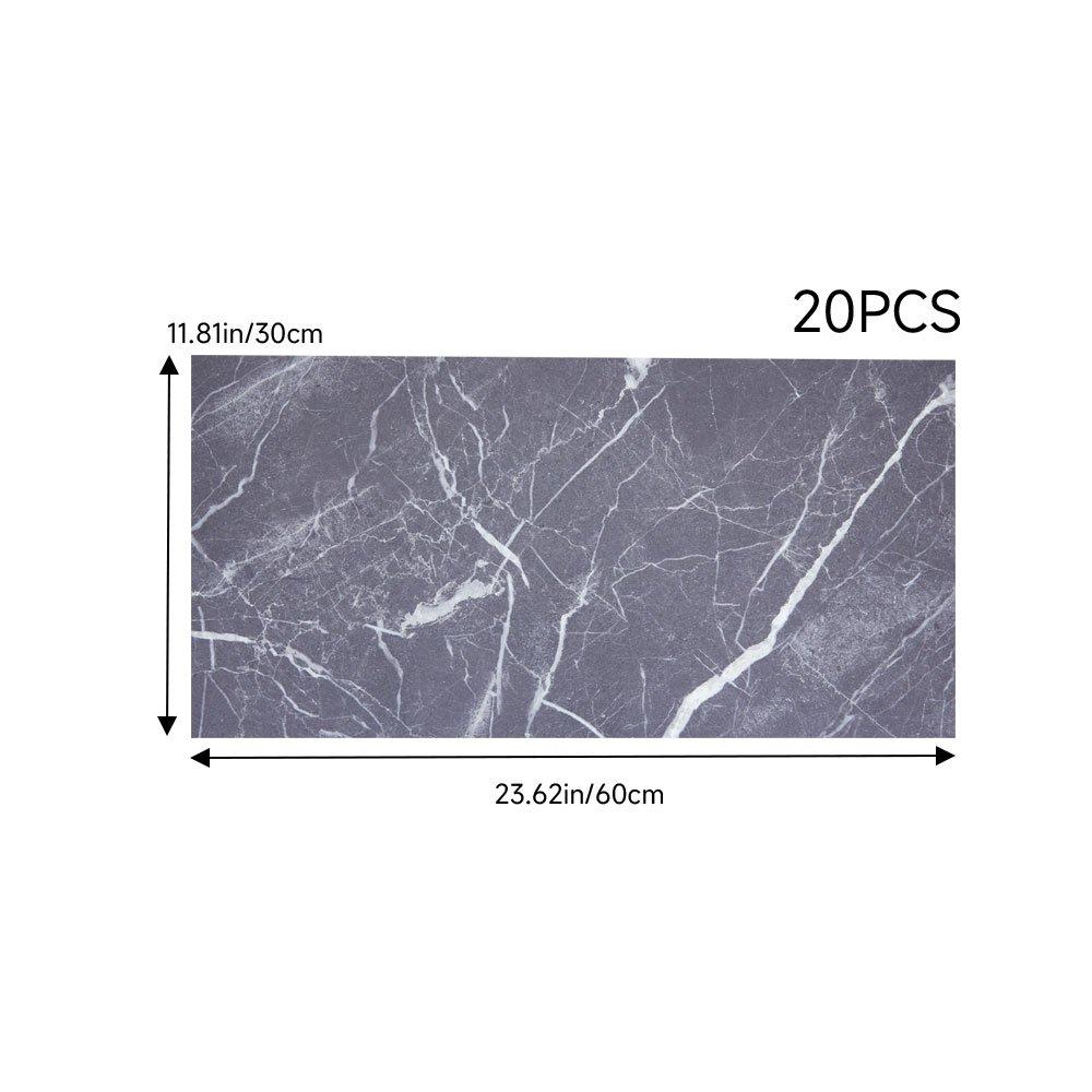 Grey - LIFE IDEAS - 16Pcs PVC Flooring - 8