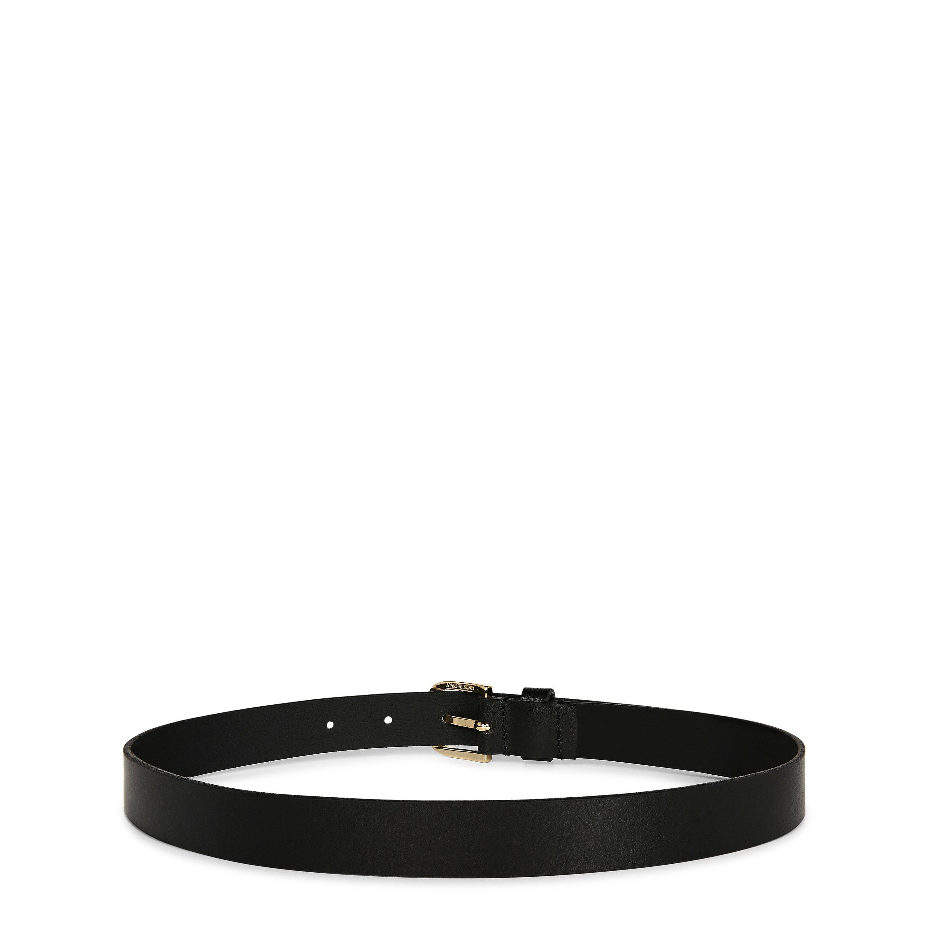 Black 001 - Boss - Women's Scarlet Leather Belt, Italian Cow Skin - 2