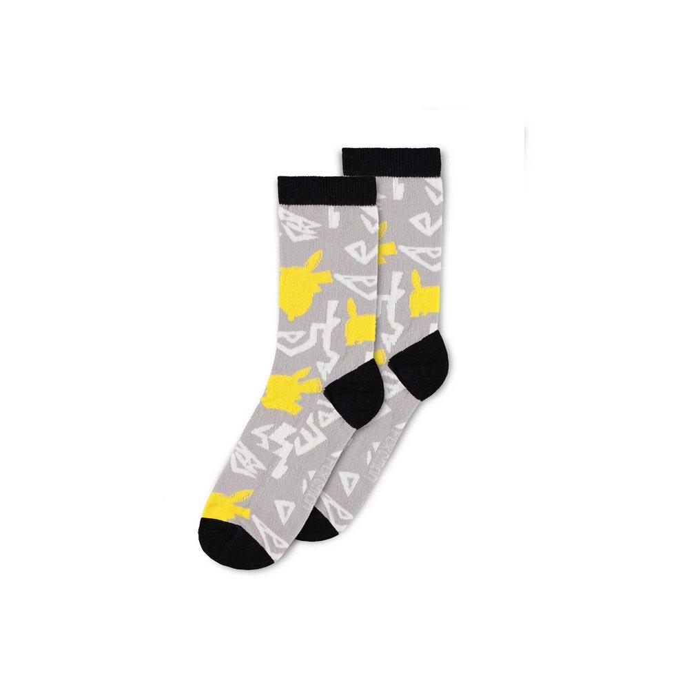 Multi - Pokemon - Pokemon - Crew Socks (3Pa - 4