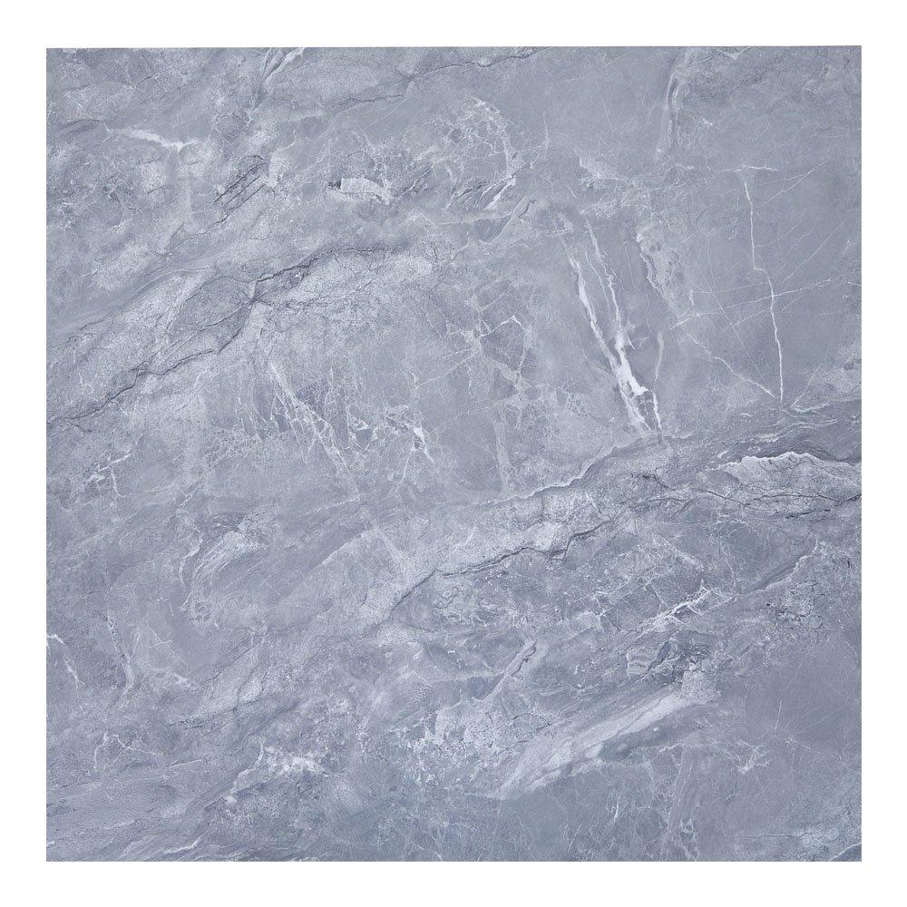 Grey - LIFE IDEAS - 8Pcs Stone Texture Self Adhesive PVC Flooring - 3