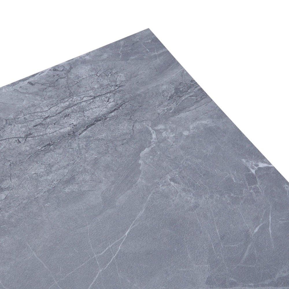 Grey - LIFE IDEAS - 8Pcs Stone Texture Self Adhesive PVC Flooring - 4