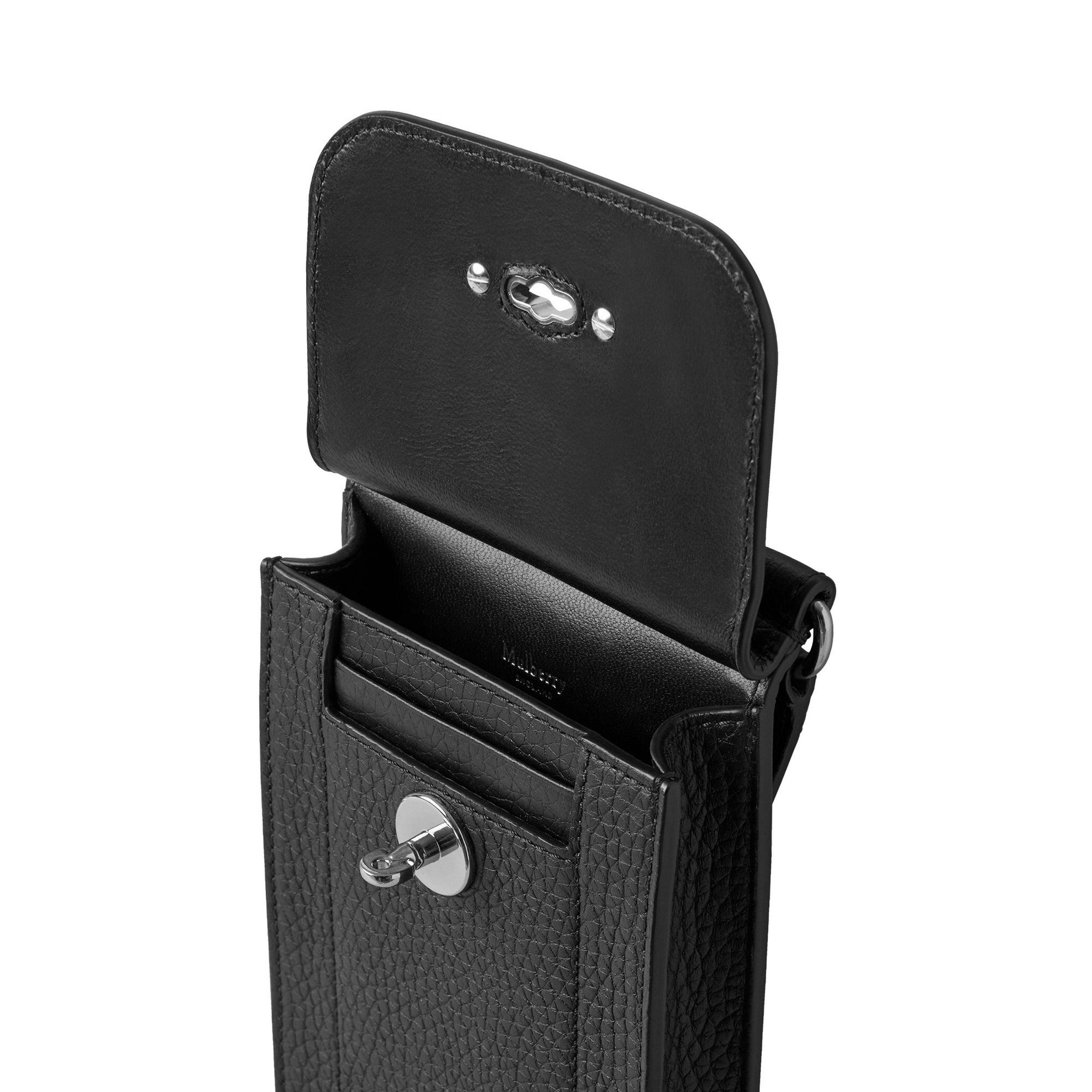 Black Silver HG - Mulberry - Mini Antony Leather Crossbody Pouch - 2